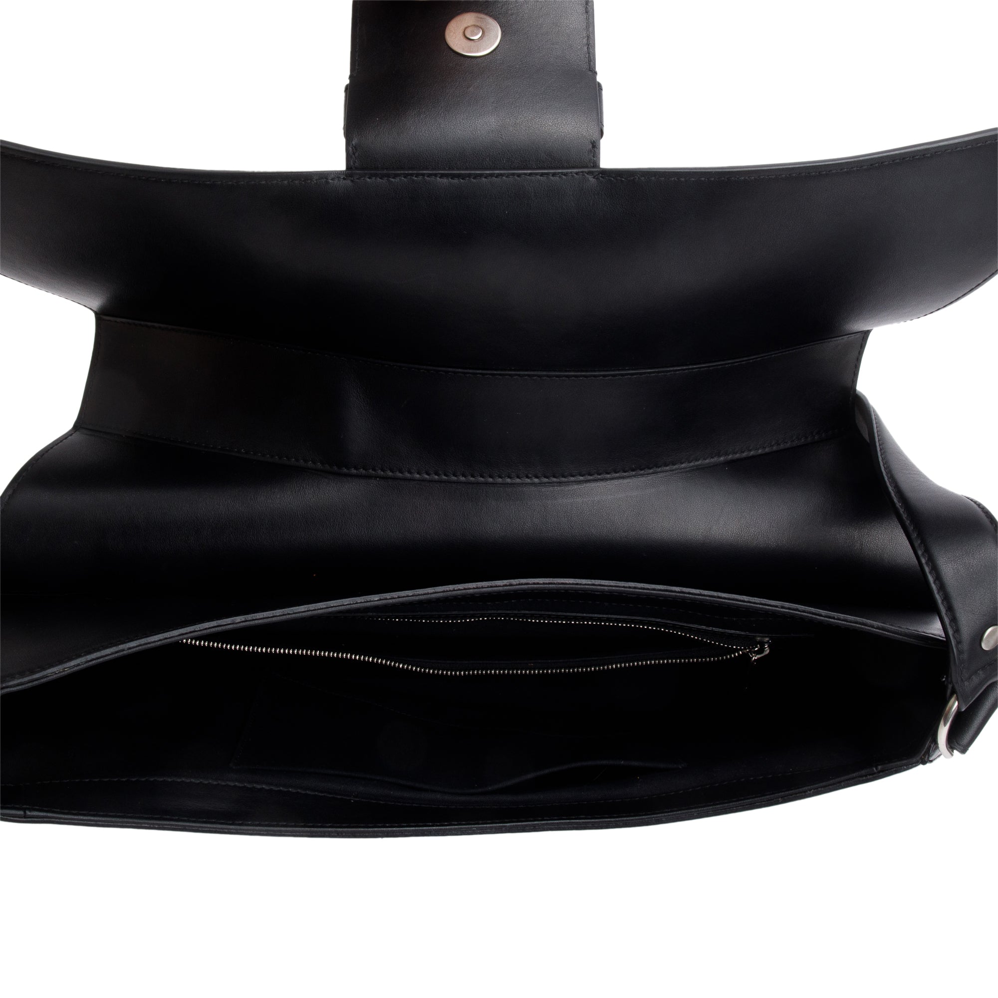 Balenciaga Black Leather Large Lindsay Shoulder Bag