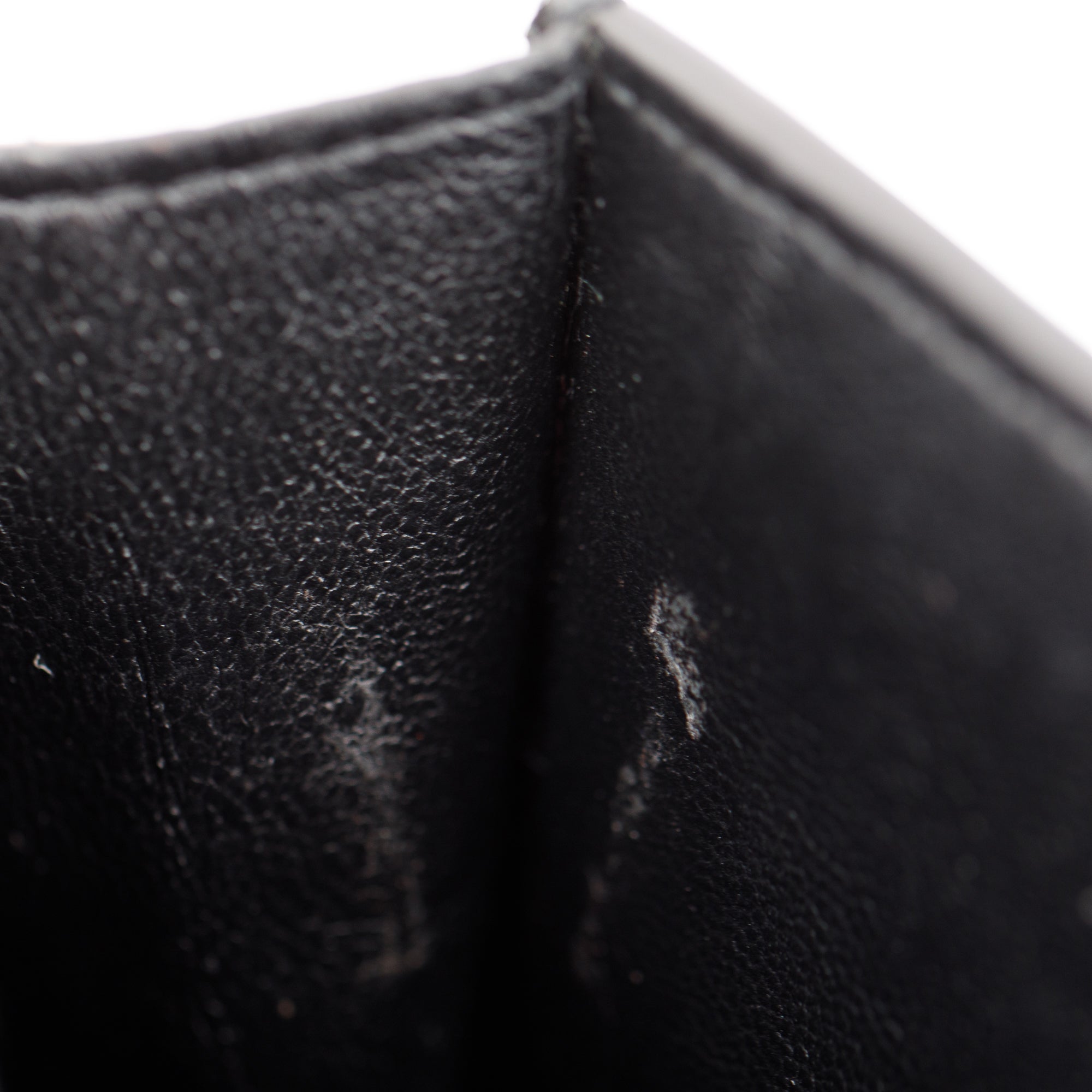 Balenciaga Black Leather Phone Holder Wallet on Chain