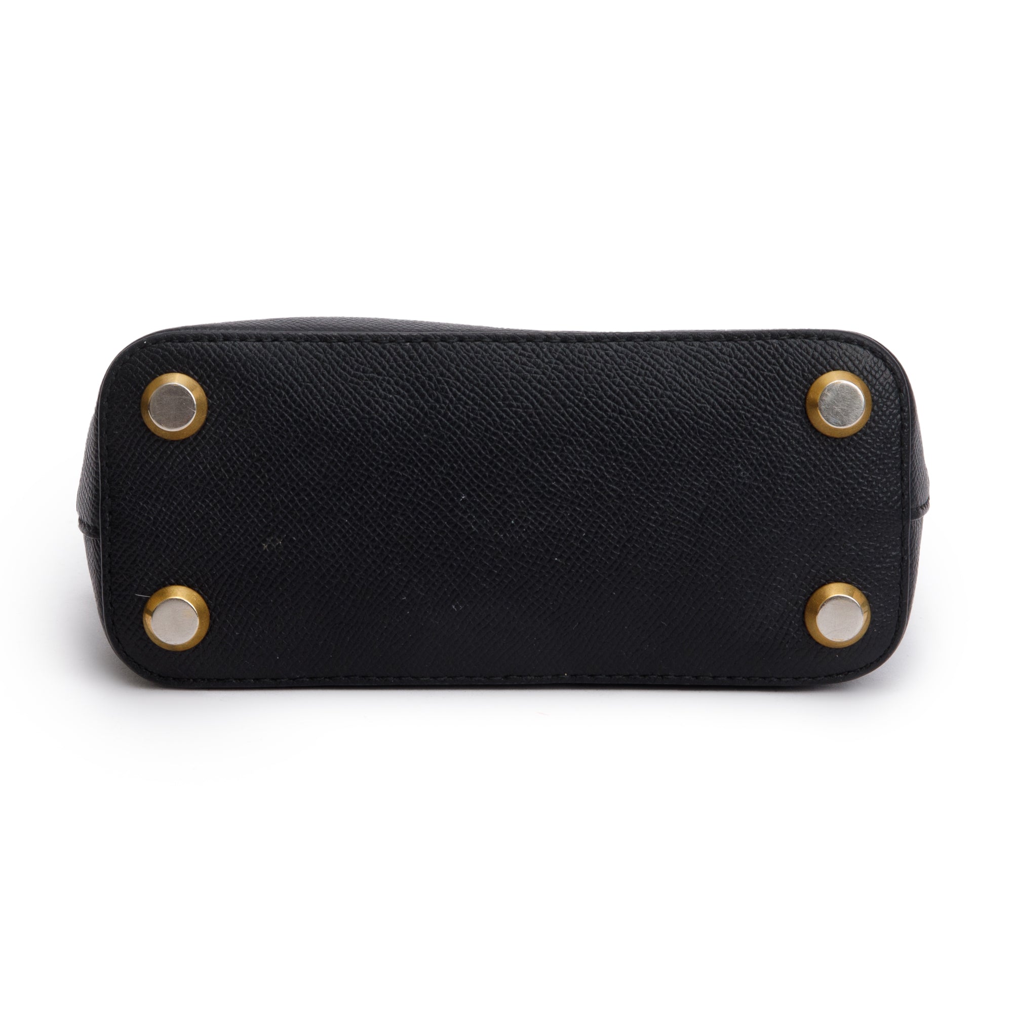 Balenciaga Black Leather XXS Ville Top Handle Bag