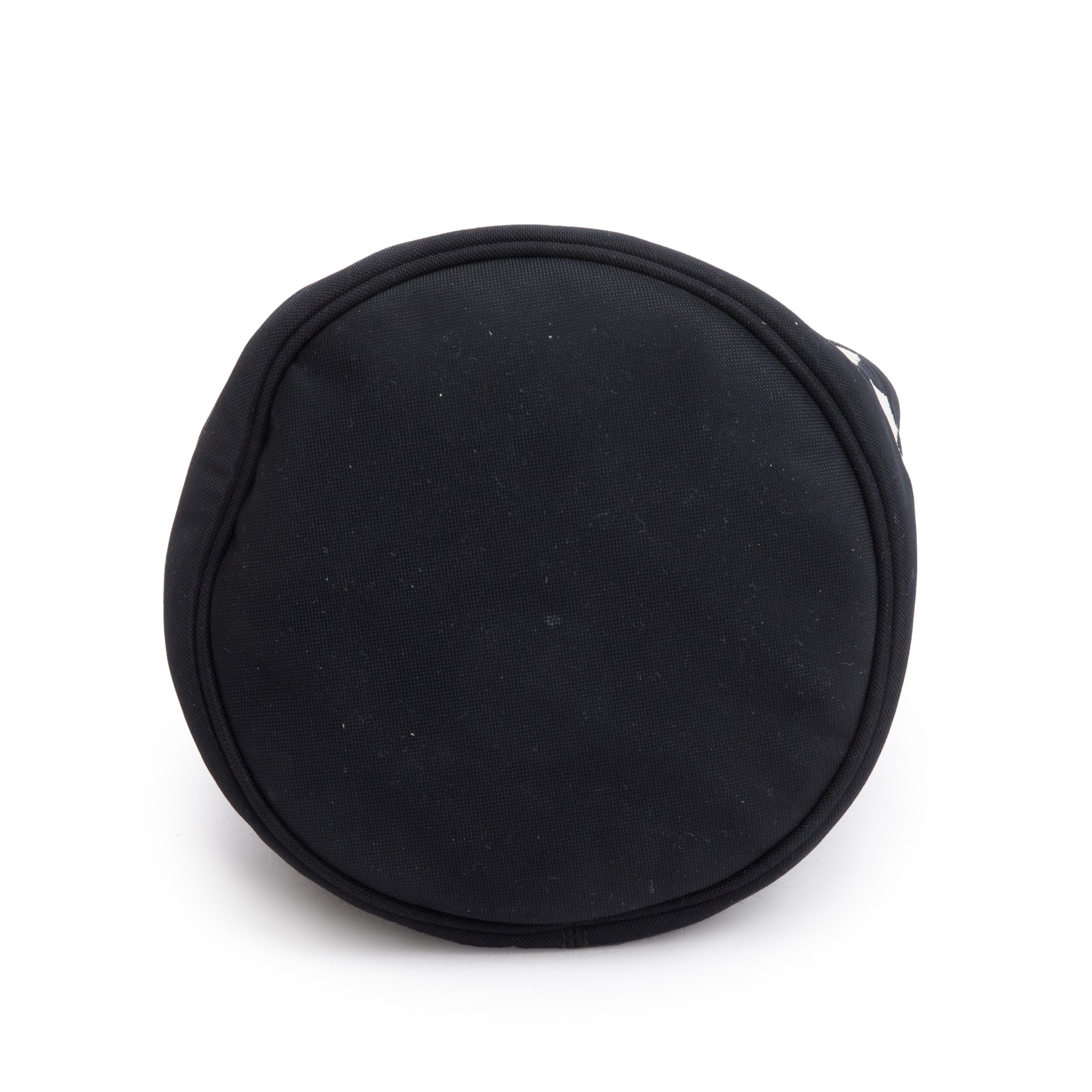 Balenciaga Black Nylon Wheel XS Drawstring Bucket Bag w/ Strap