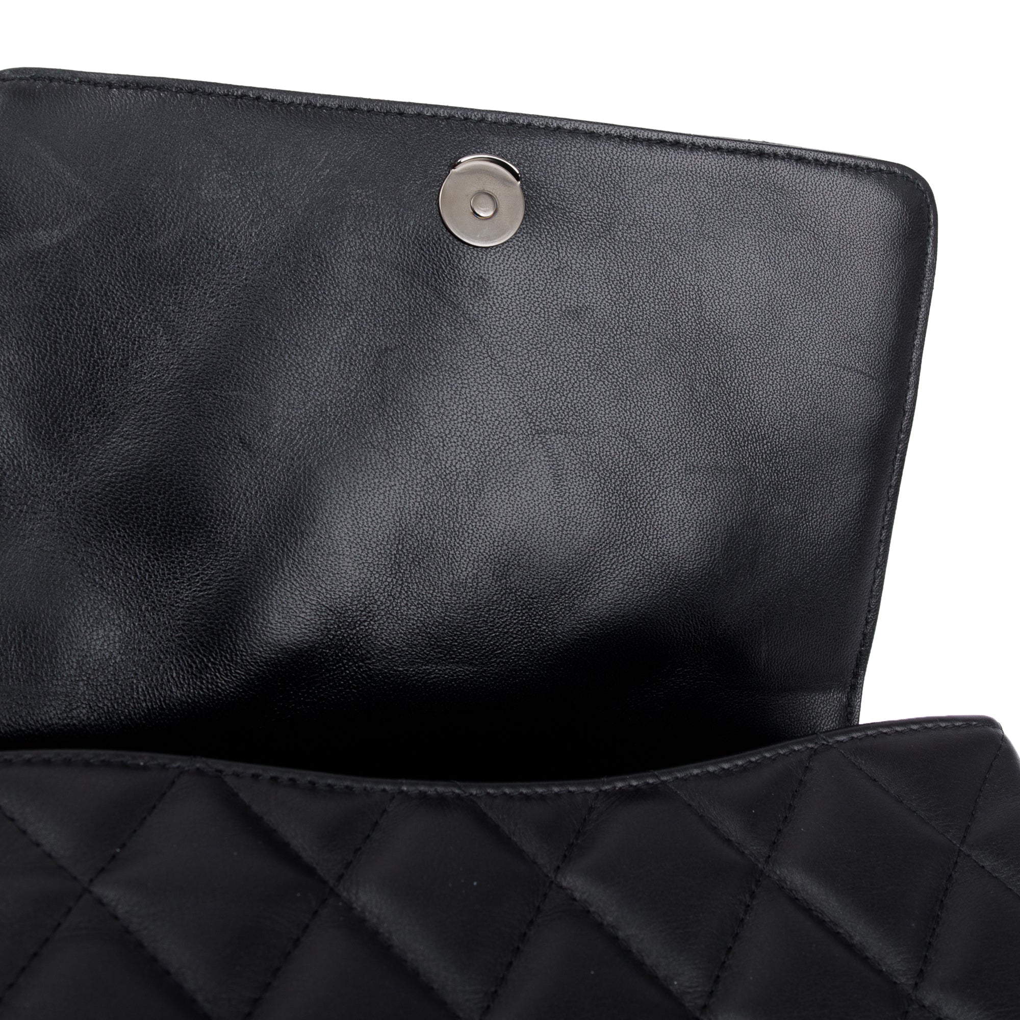 Balenciaga Black Quilted Nappa Leather Medium Touch B Shoulder Bag