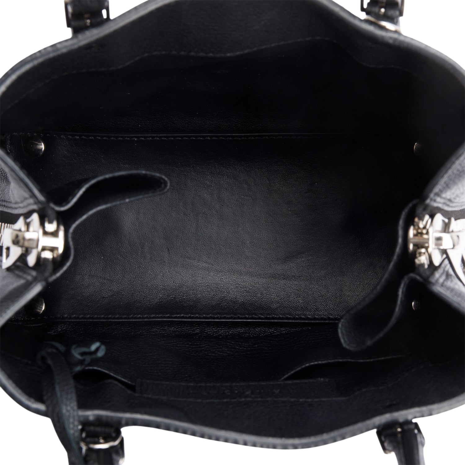 Balenciaga Black Veau Papier A4 Mini Tote