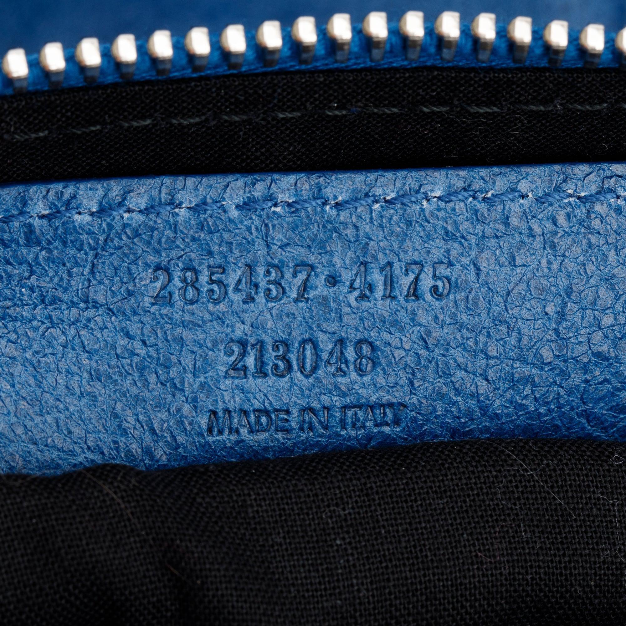 Balenciaga Blue Cassic Agneau Leather Giant 12 Day Bag