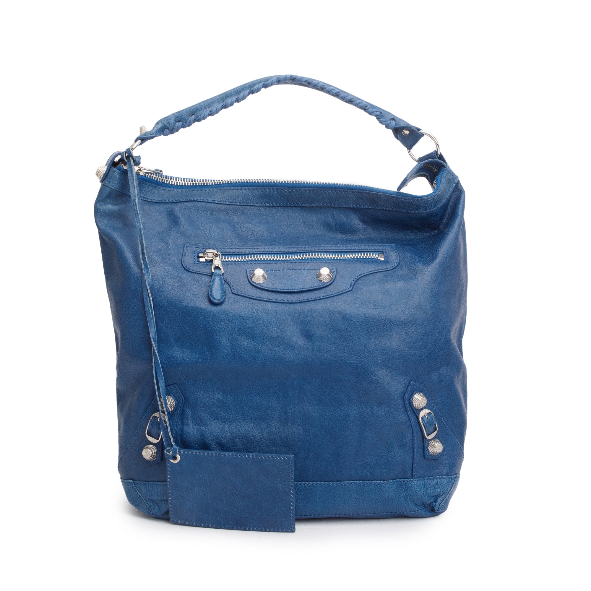 Balenciaga Blue Cassic Agneau Leather Giant 12 Day Bag