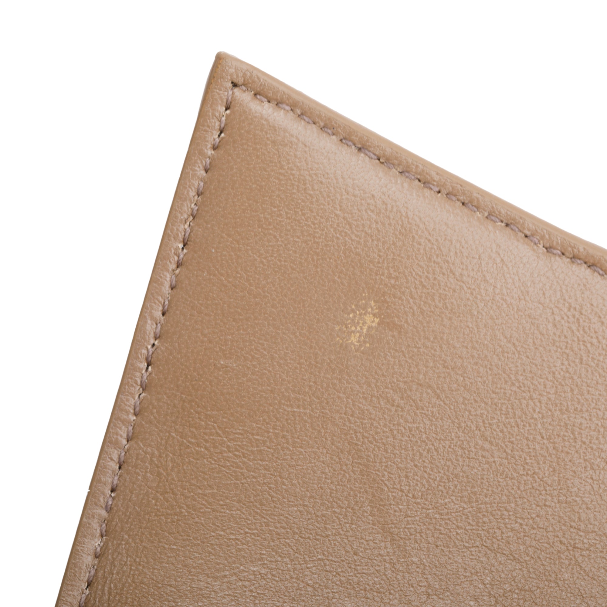 Balenciaga Brown BB Canvas Hourglass Wallet on Chain