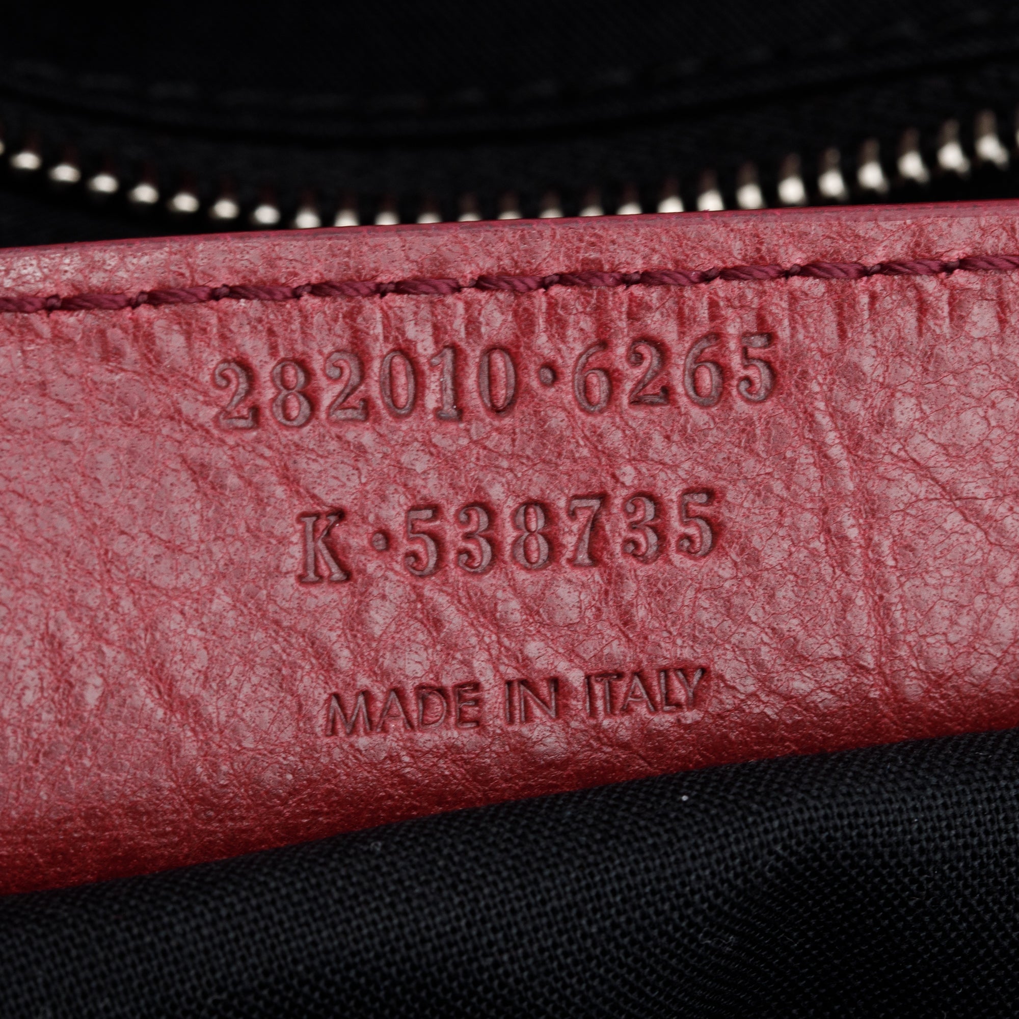 Balenciaga Burgundy Motocross Agneau Leather Giant 12 City Bag w/ Strap