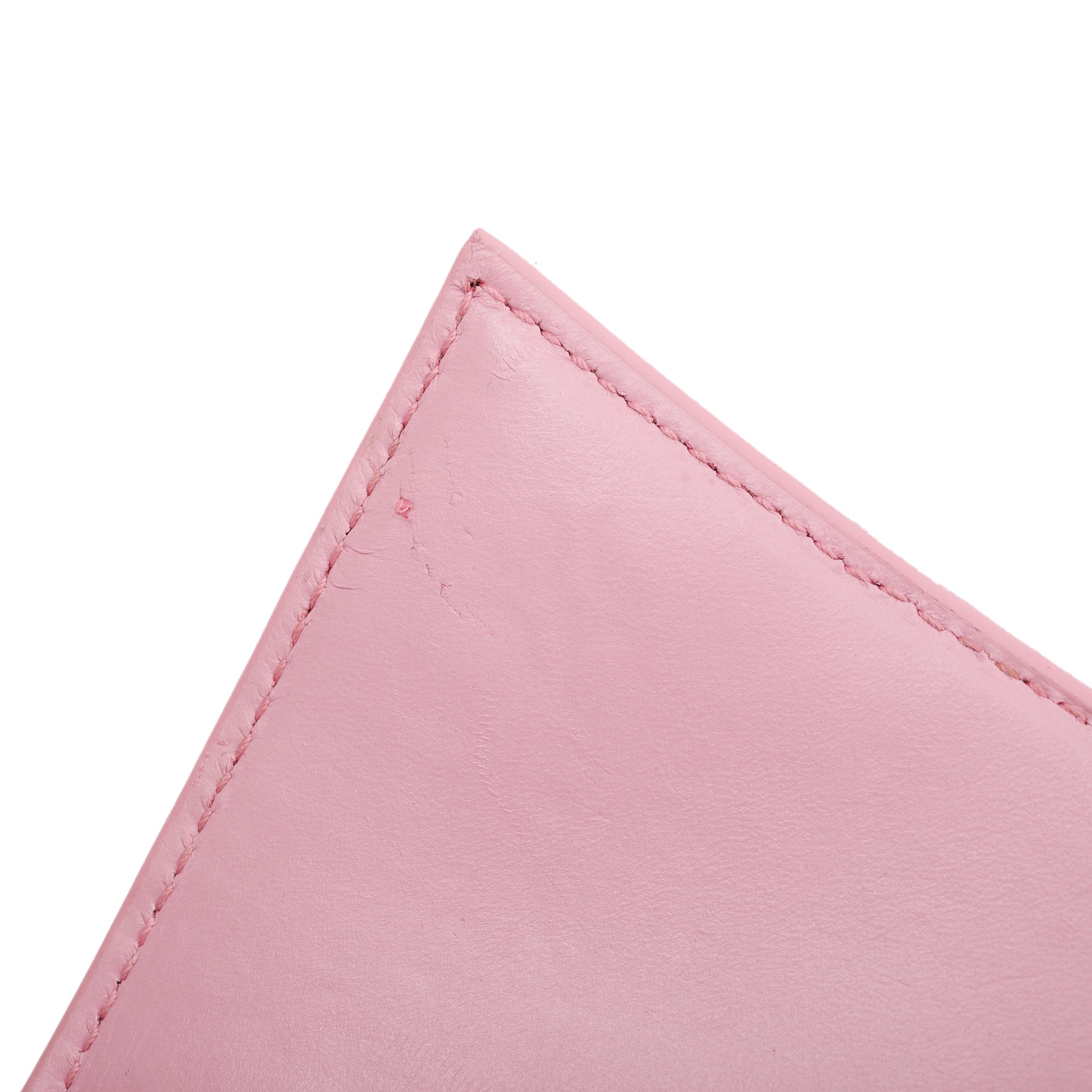 Balenciaga Crocodile Embossed Hourglass Wallet on Chain