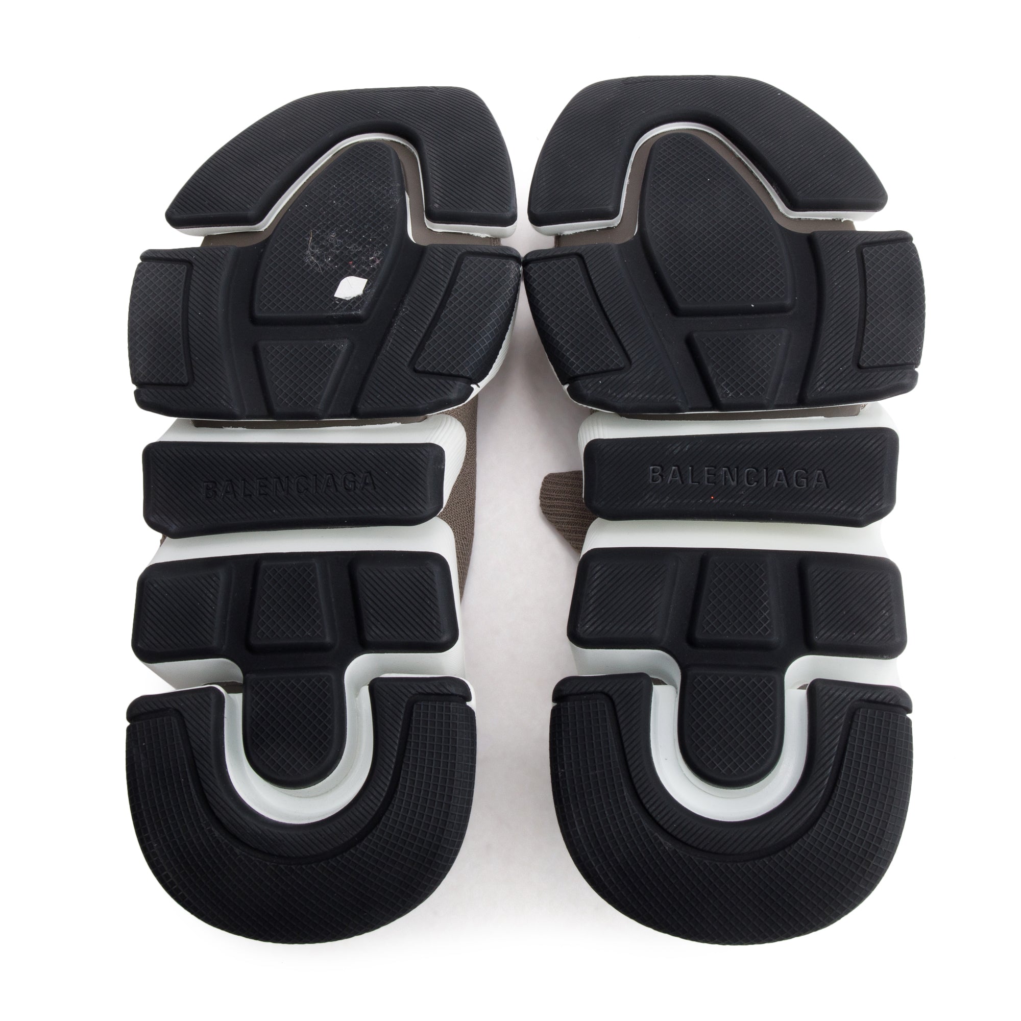 Balenciaga Dark Beige Knit Speed LT Trainer Sock Sneaker, Size 35 w/ Box