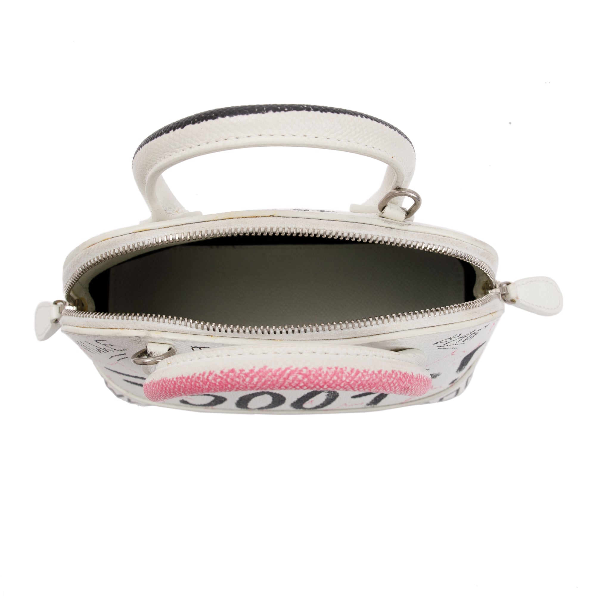 Balenciaga Graffiti Ville XXS Top Handle Bag w/ Strap & Box