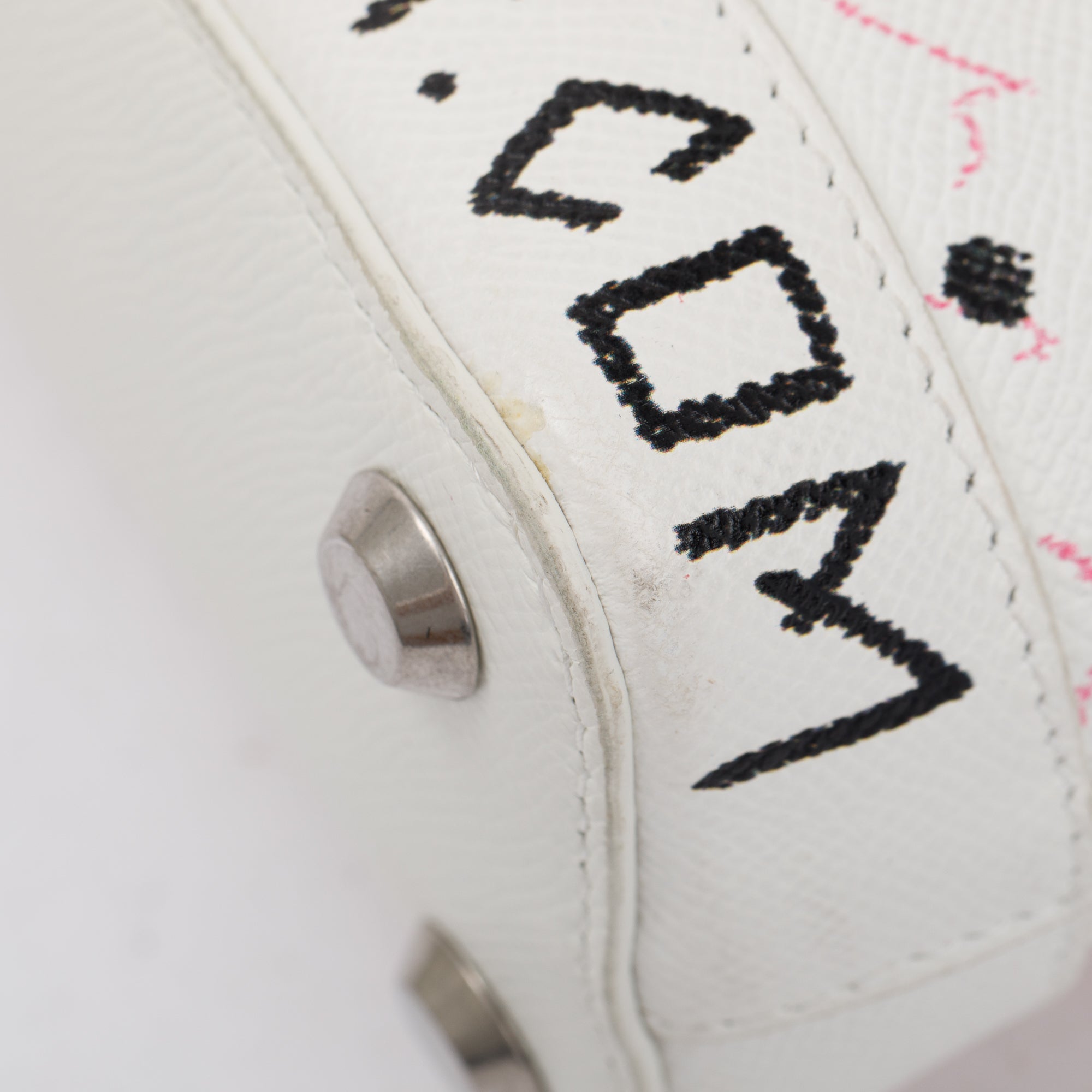 Balenciaga Graffiti Ville XXS Top Handle Bag w/ Strap & Box