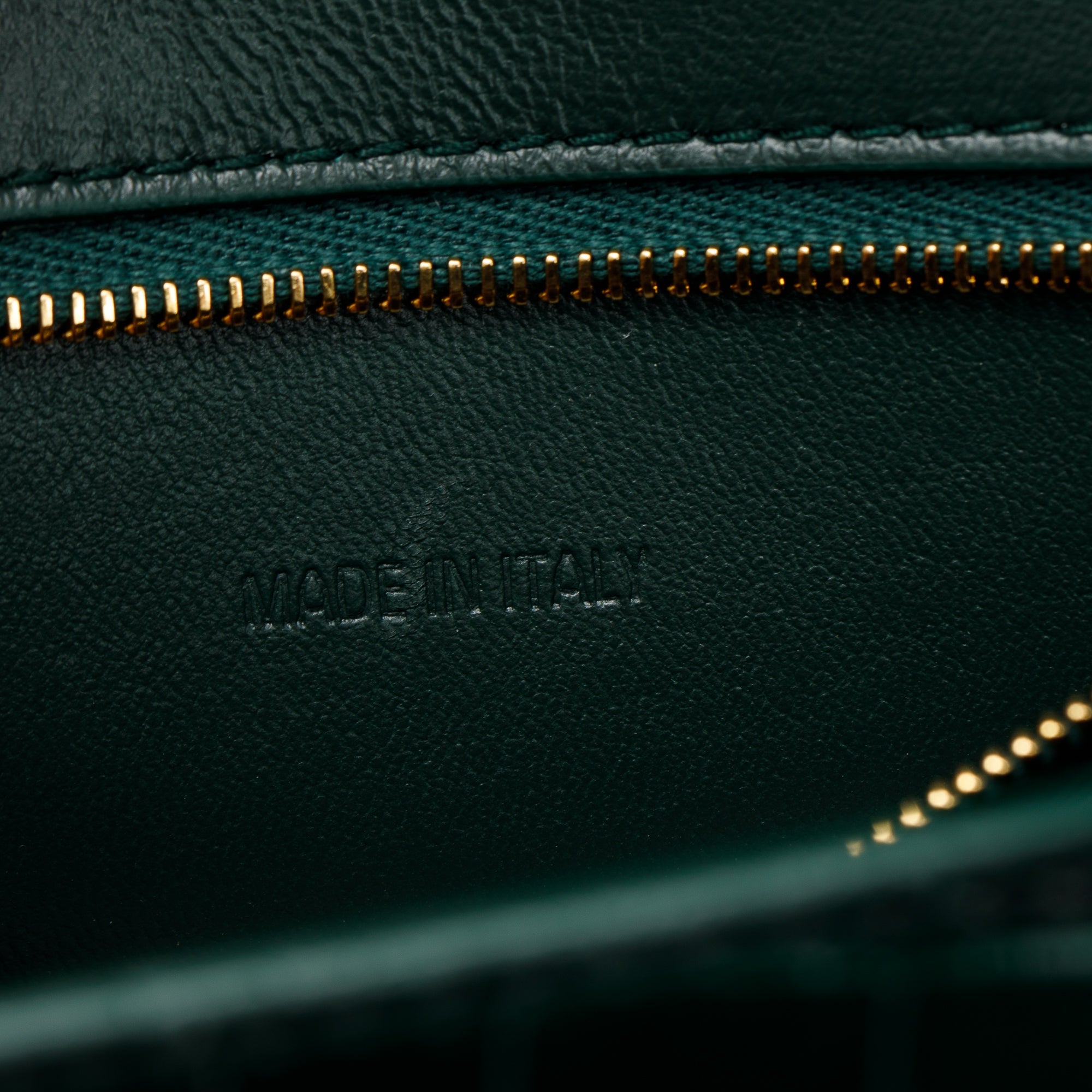 Balenciaga Green Croc-Embossed Calfskin Leather Small Hourglass Top Handle Bag w/ Strap