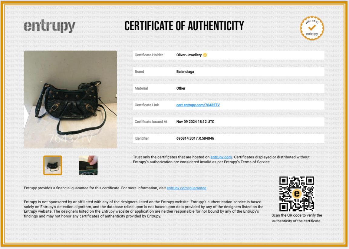 Balenciaga Green Crocodile Embossed Leather Mini Le Cagole Crossbody with Chain