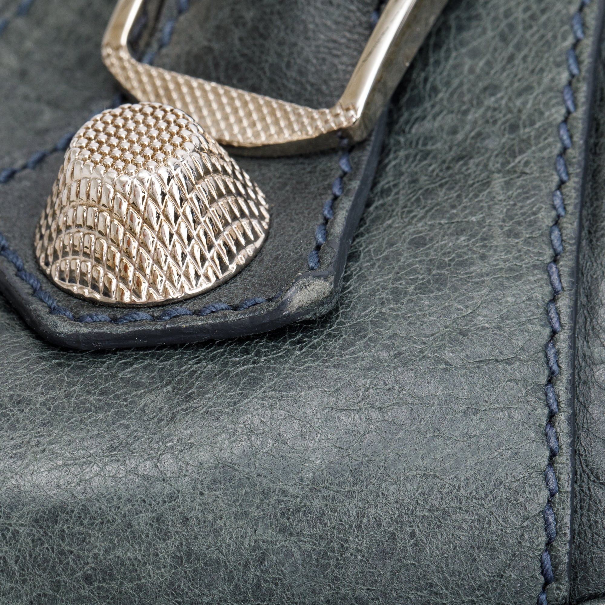 Balenciaga Grey Distressed Arena Leather Giant 21 City Bag