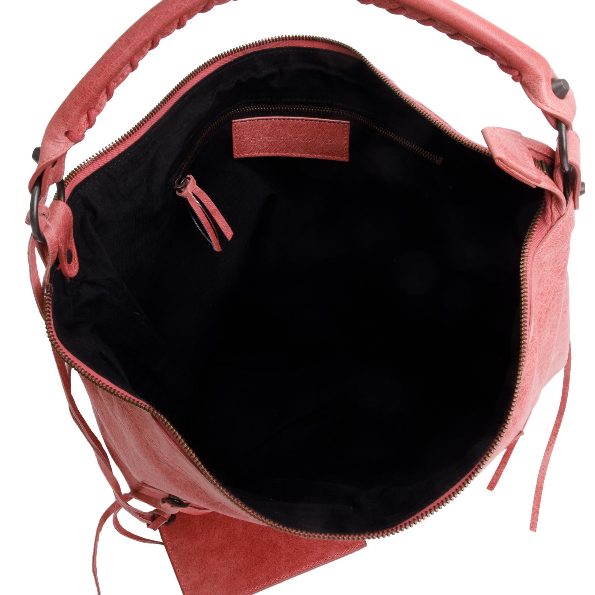 Balenciaga Light Pink Agneau Leather Classic Day Hobo Bag