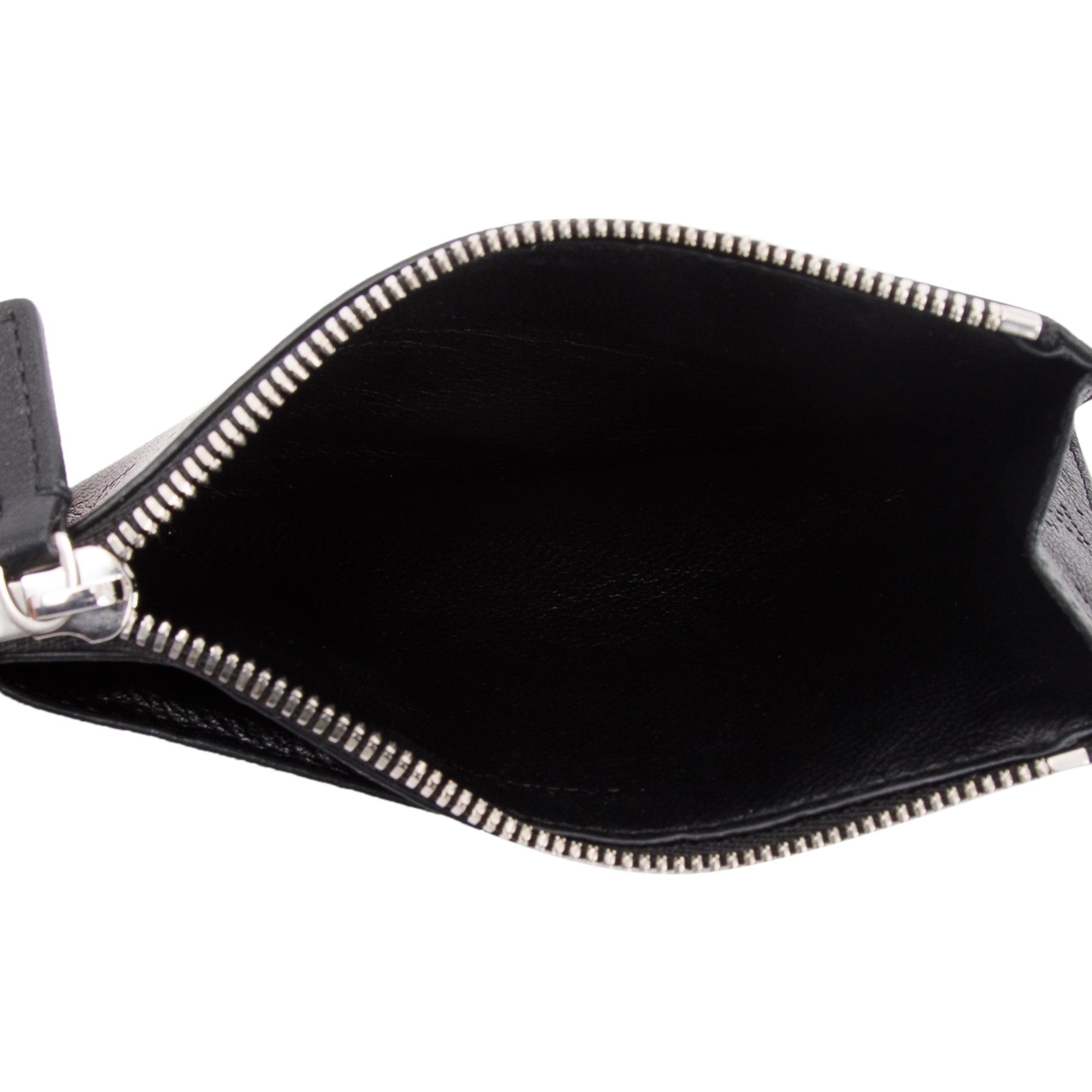 Balenciaga Perforated Leather Coin and Card Holder w/ Box