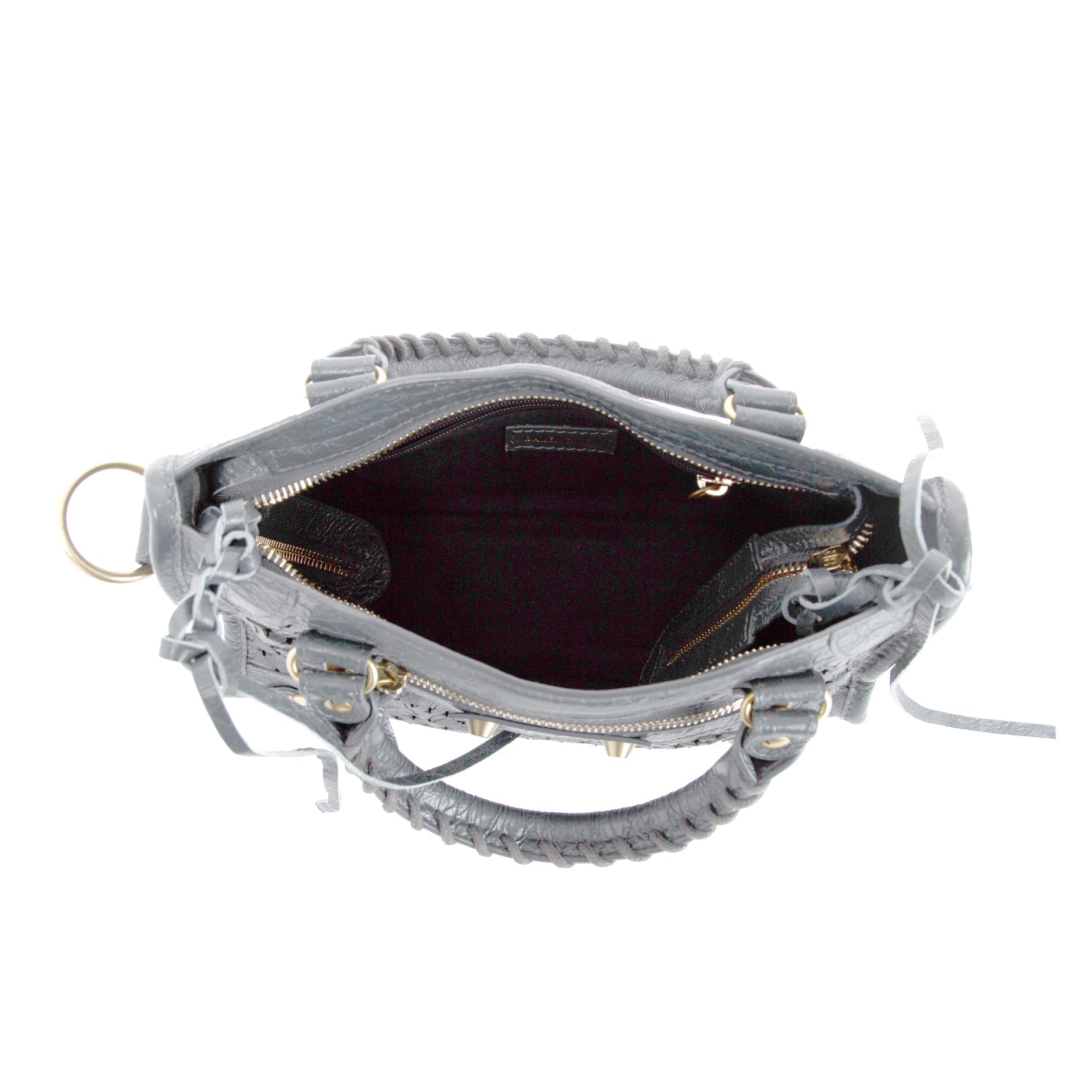 Balenciaga Perforated Motocross Classic Mini City Bag