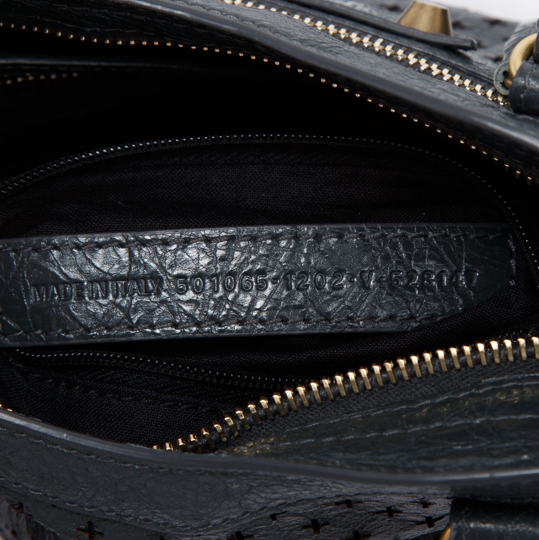 Balenciaga Perforated Motocross Classic Mini City Bag