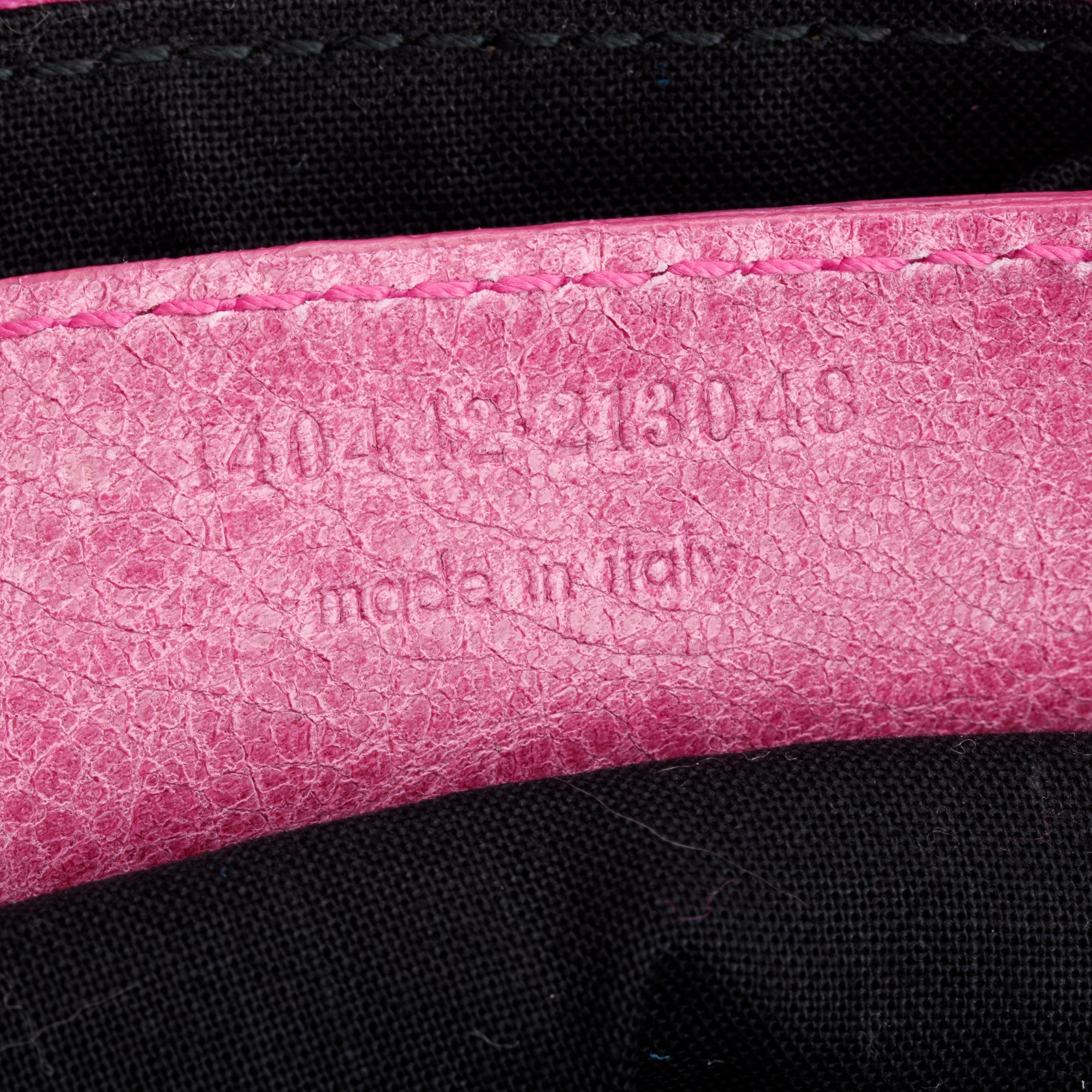 Balenciaga Pink Agneau Leather Classic Day Hobo Bag