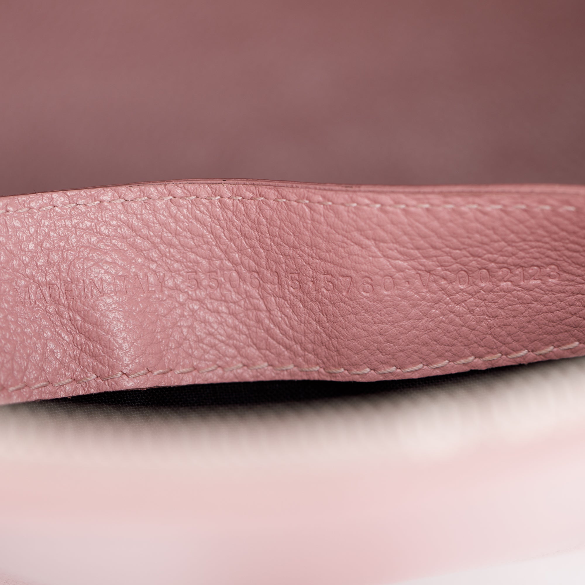 Balenciaga Pink Grained Calfskin Leather Ville S Top Handle Bag w/ Strap