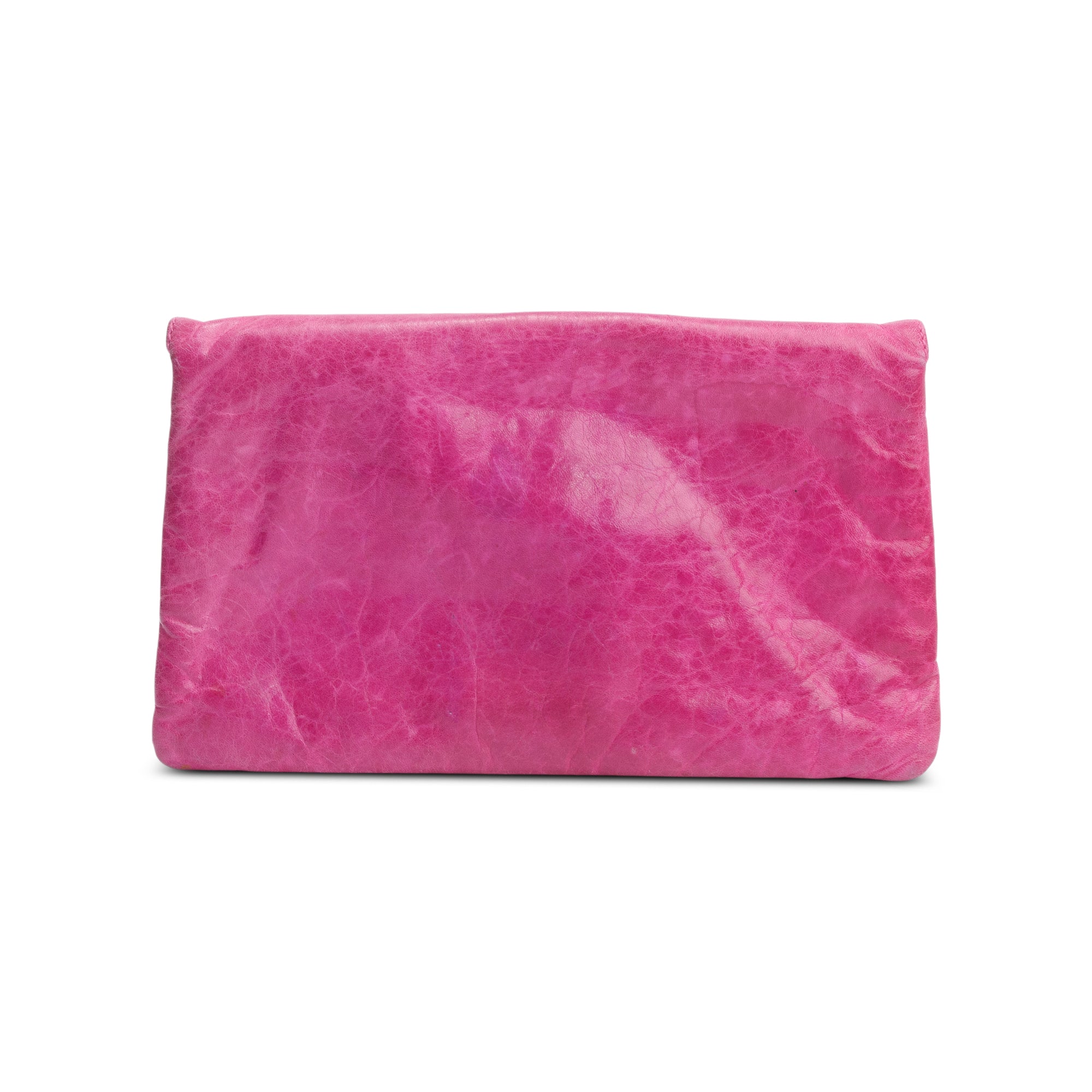 Balenciaga Purple Agneau Motocross Giant 21 Envelope Clutch