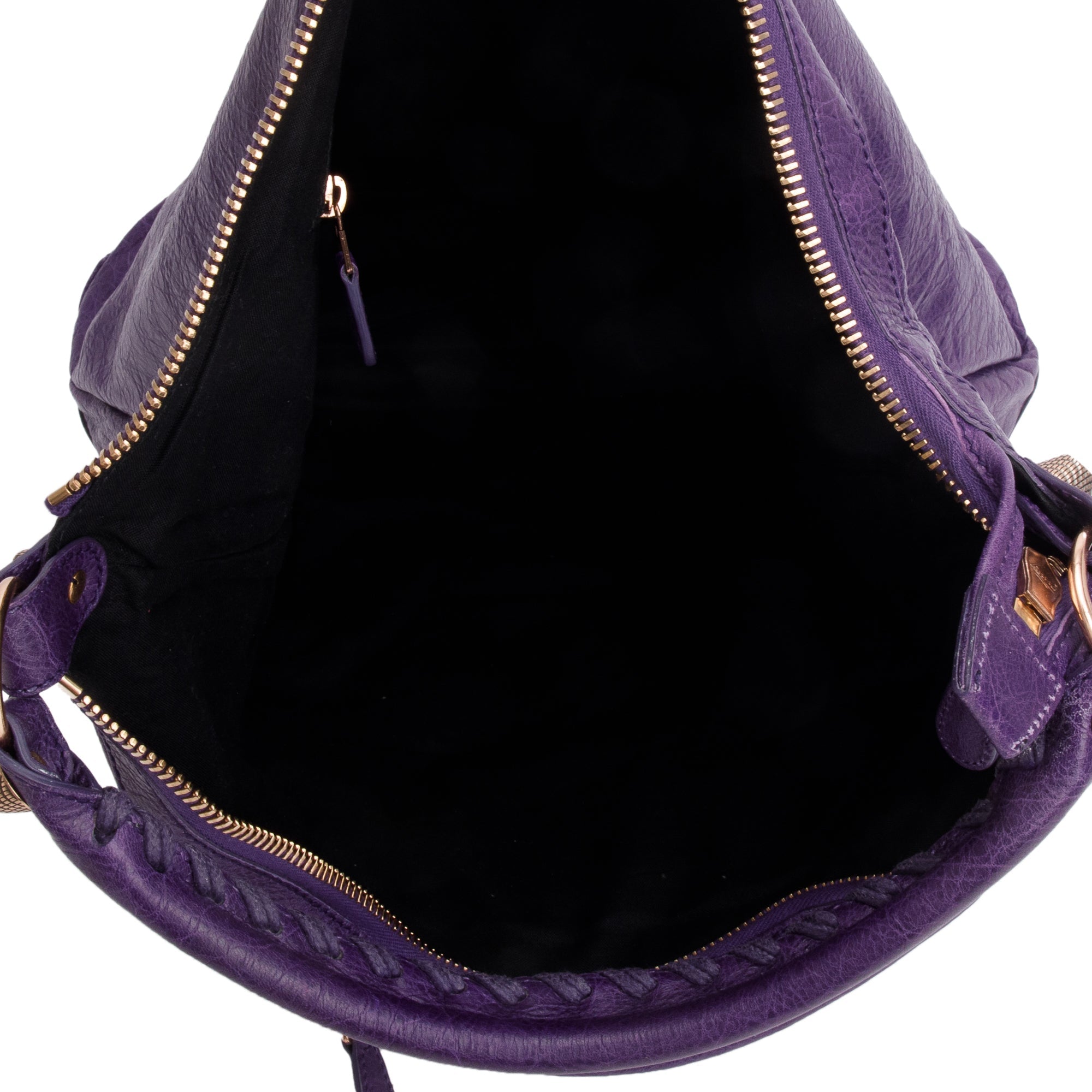 Balenciaga Purple Cassis Agneau Leather Giant 12 Day Bag