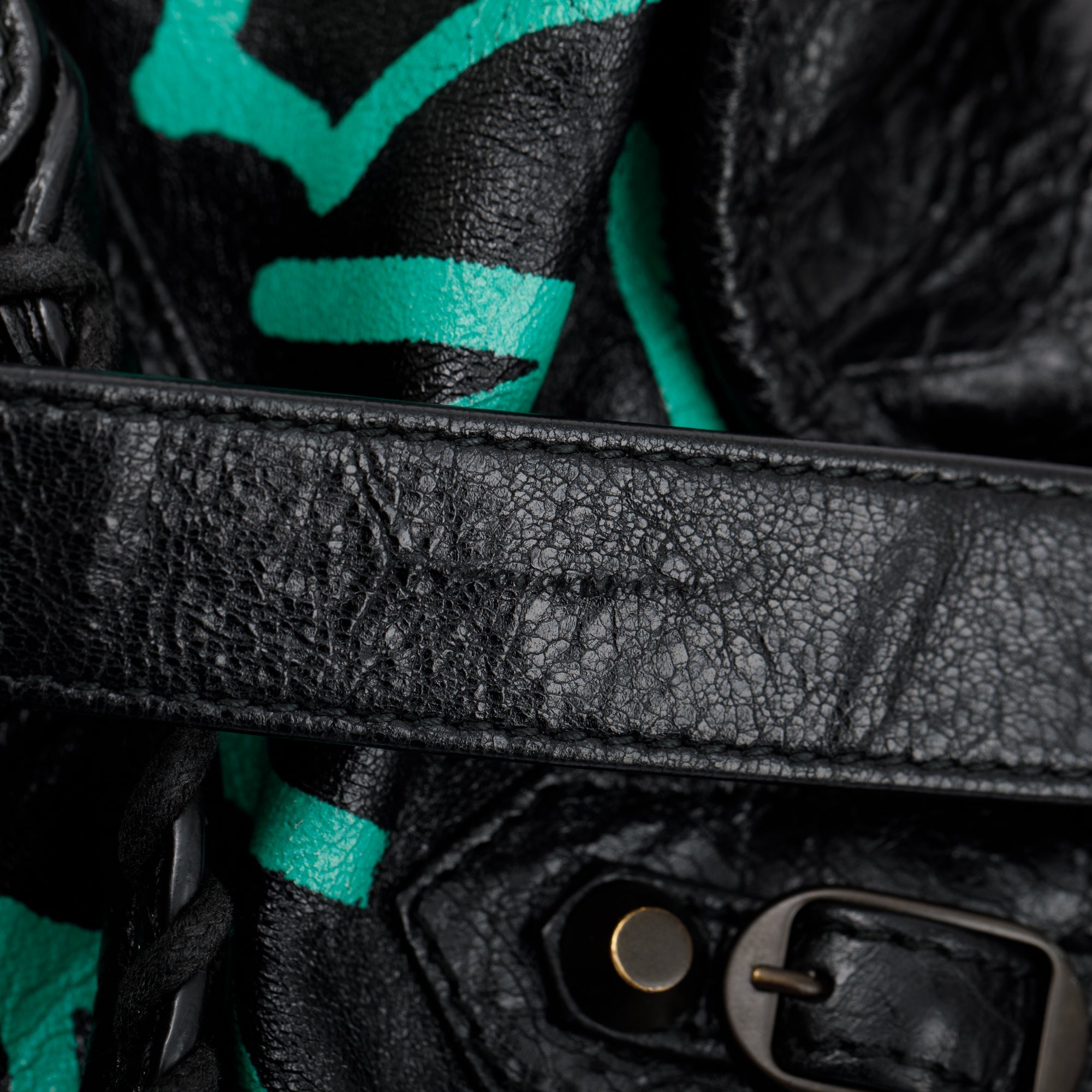 Balenciaga Small Graffiti Classic City Bag