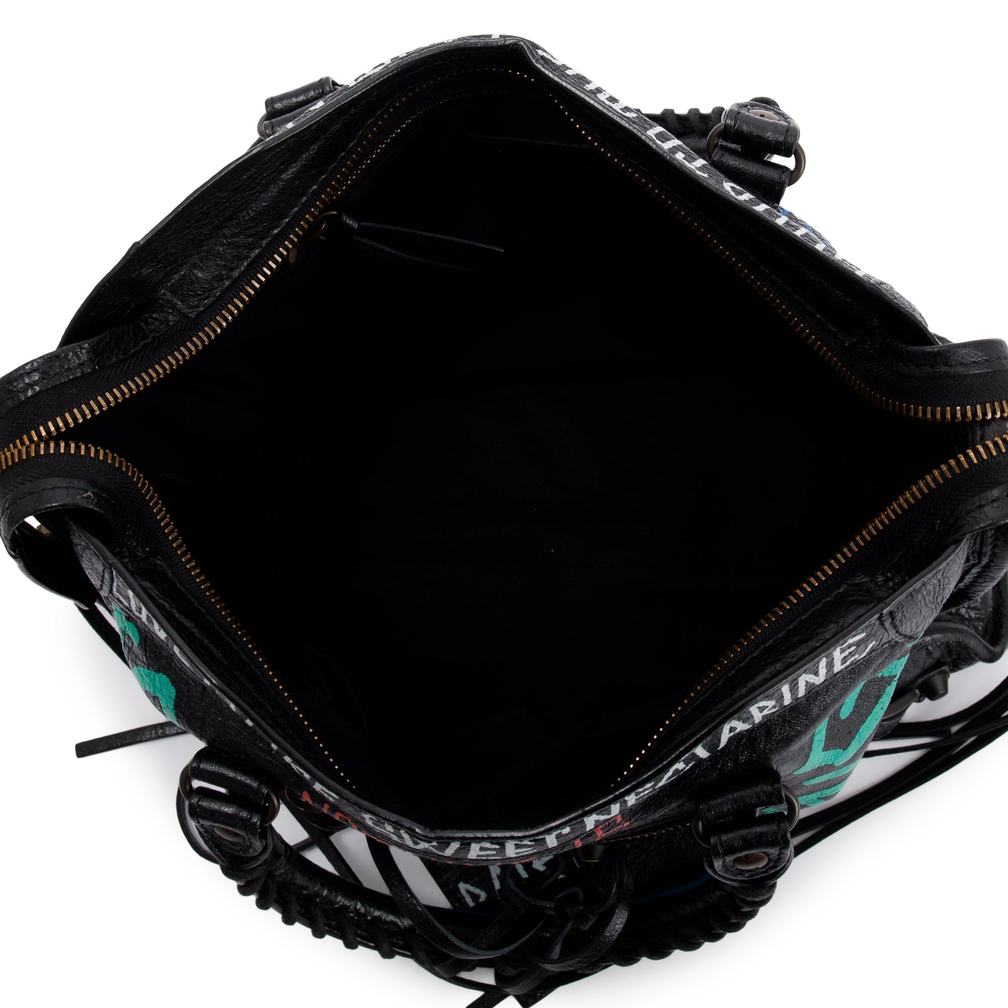 Balenciaga Small Graffiti Classic City Bag