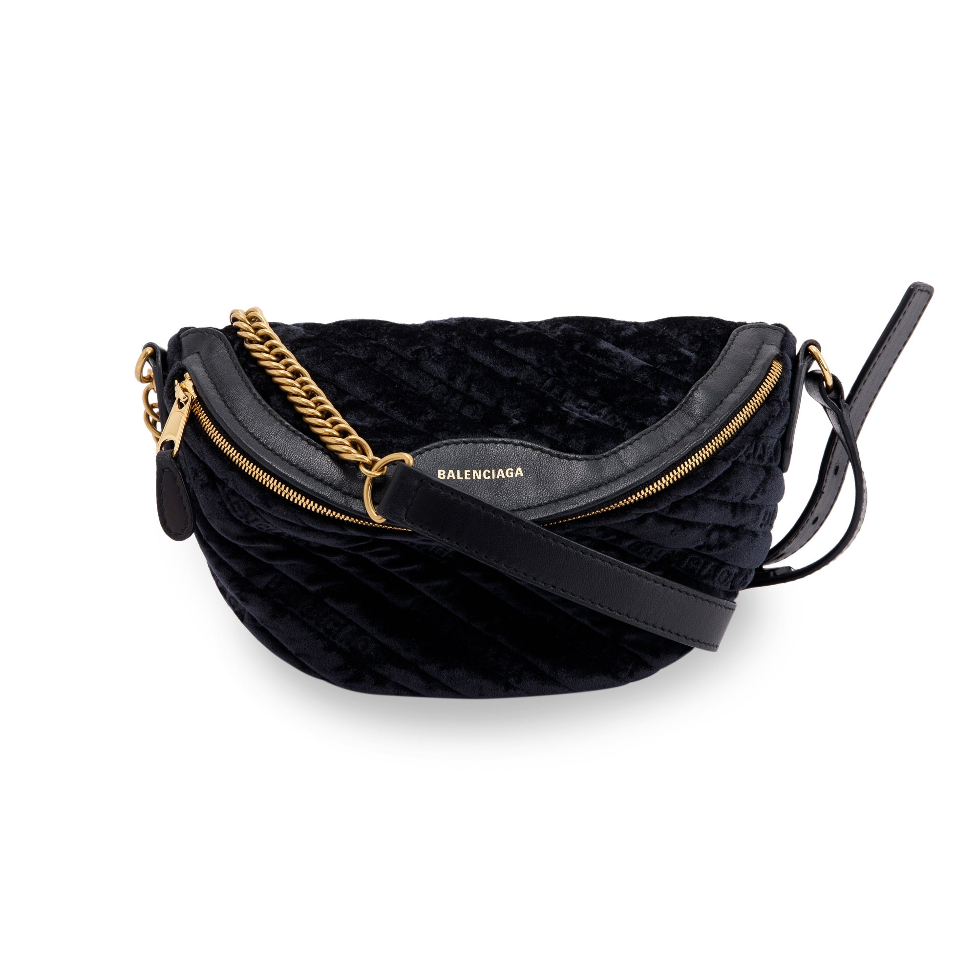 Balenciaga Velvet Souvenir XS Belt Bag