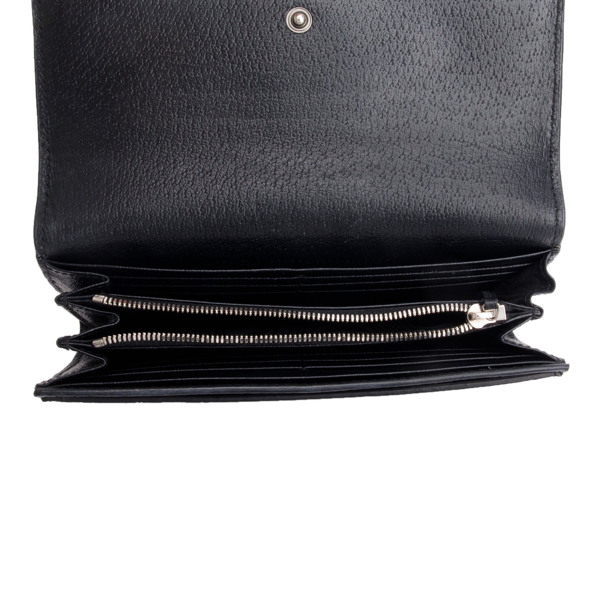 Balenciaga X Gucci The Hacker Project Black GG Canvas Web Continental Wallet w/ Box & Receipt