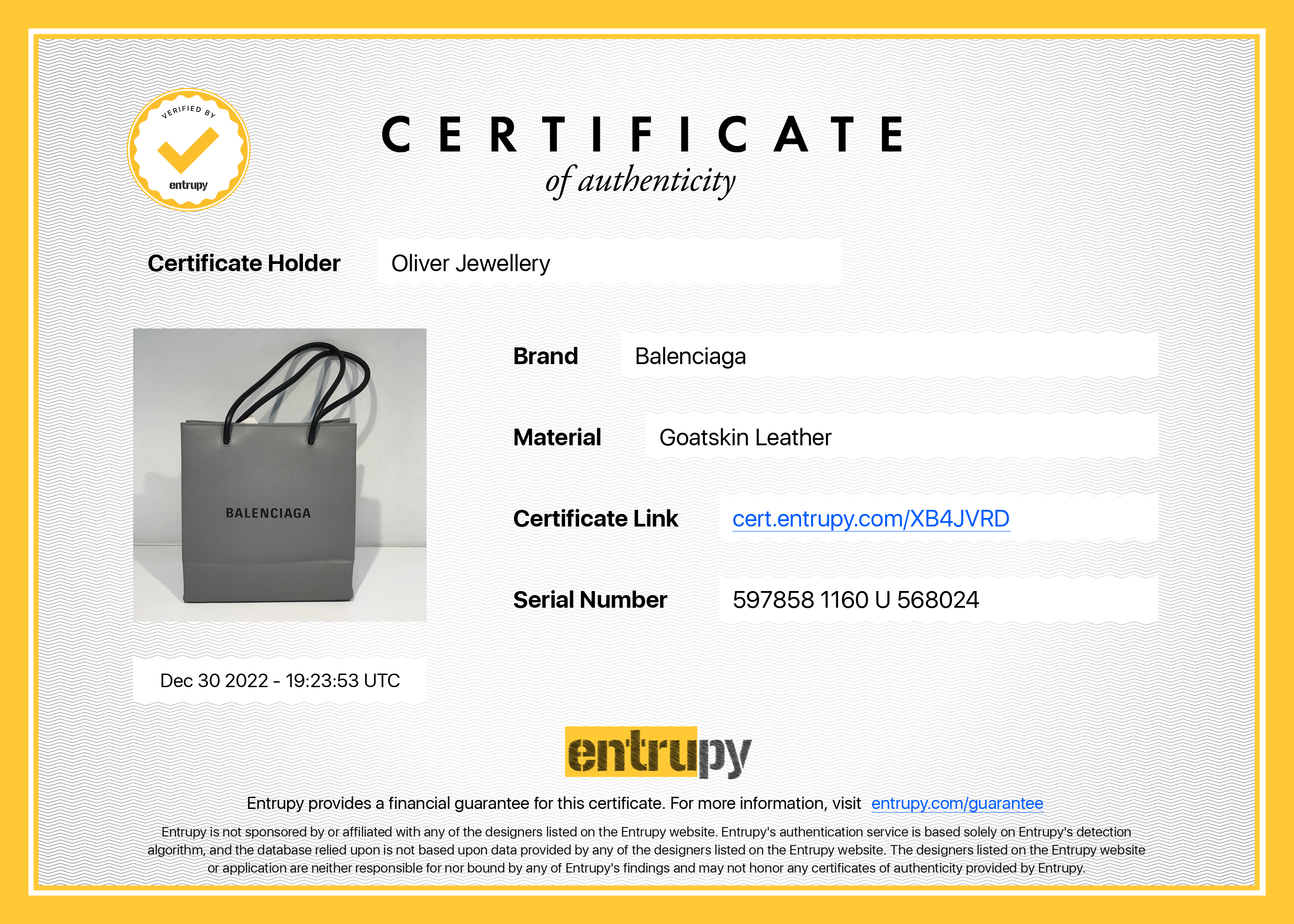 Balenciaga XXS Logo Leather Shopping Tote