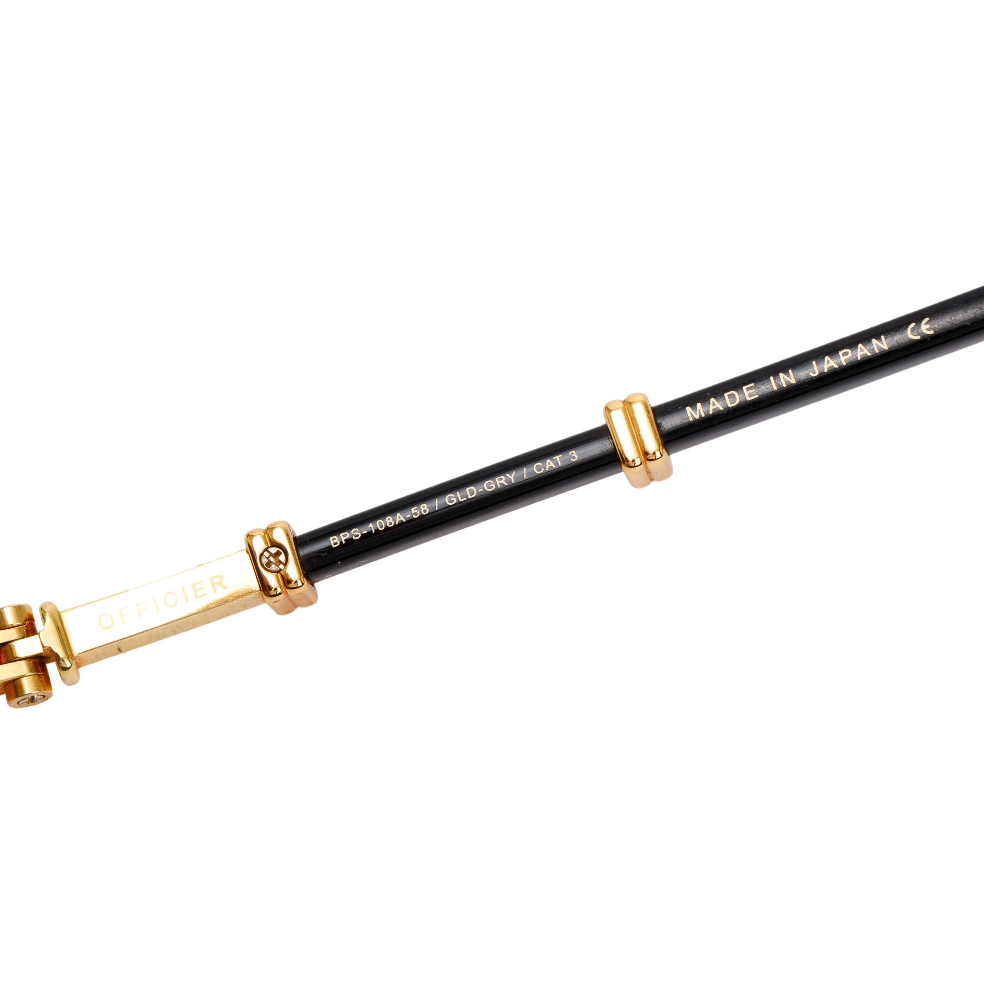 Balmain x Akoni Officier BPS-108A-58 Sunglasses w/ Box & Case