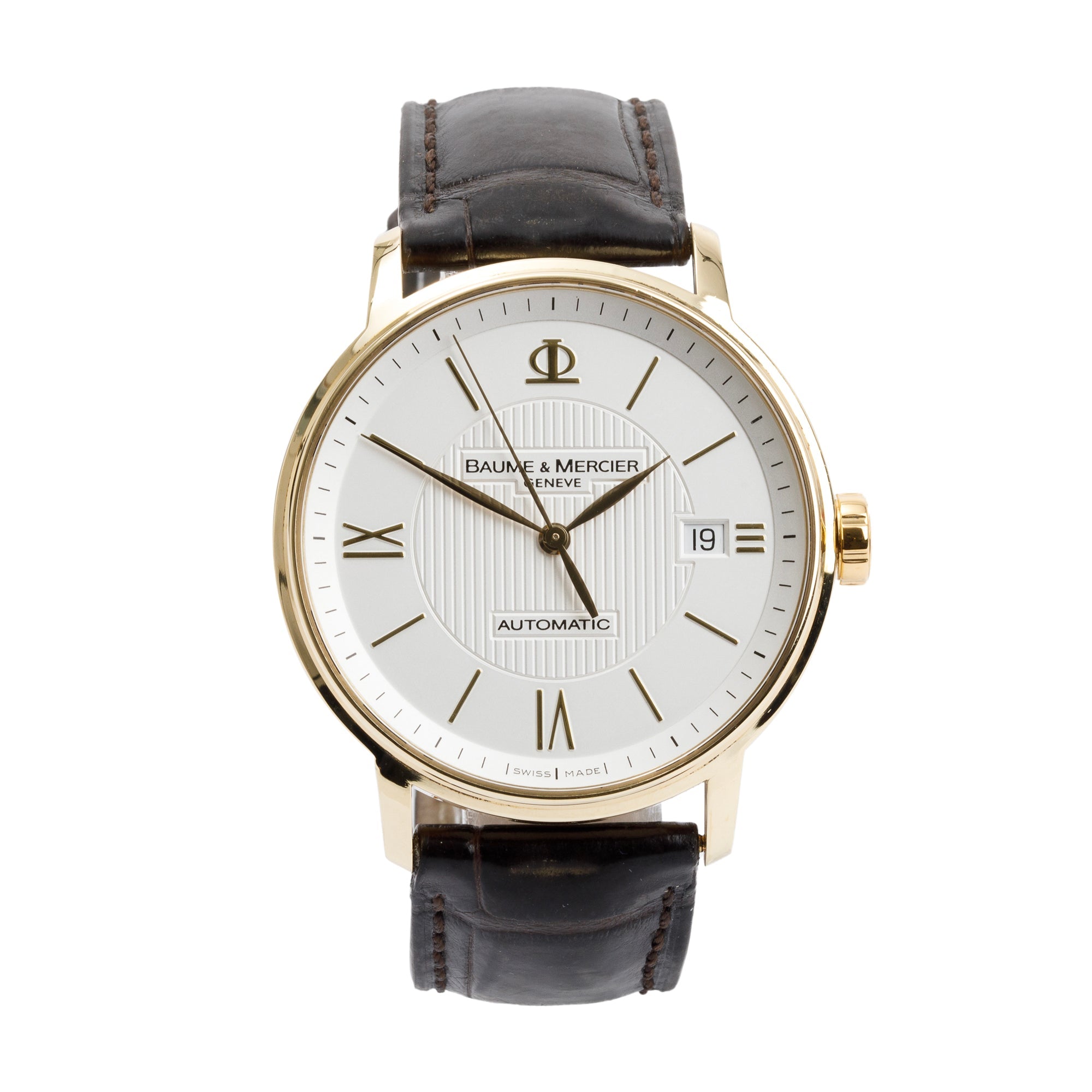 Baume & Mercier 18k Yellow Gold Classima Executive 39 MM Automatic Watch