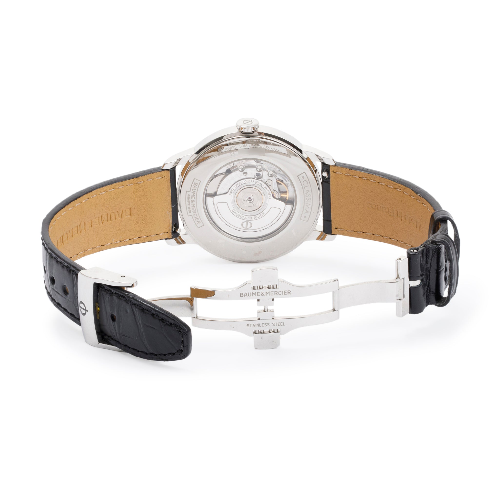 Baume & Mercier 2022 Stainless Steel Classima 42 MM Automatic GMT Watch w/ Box & Papers