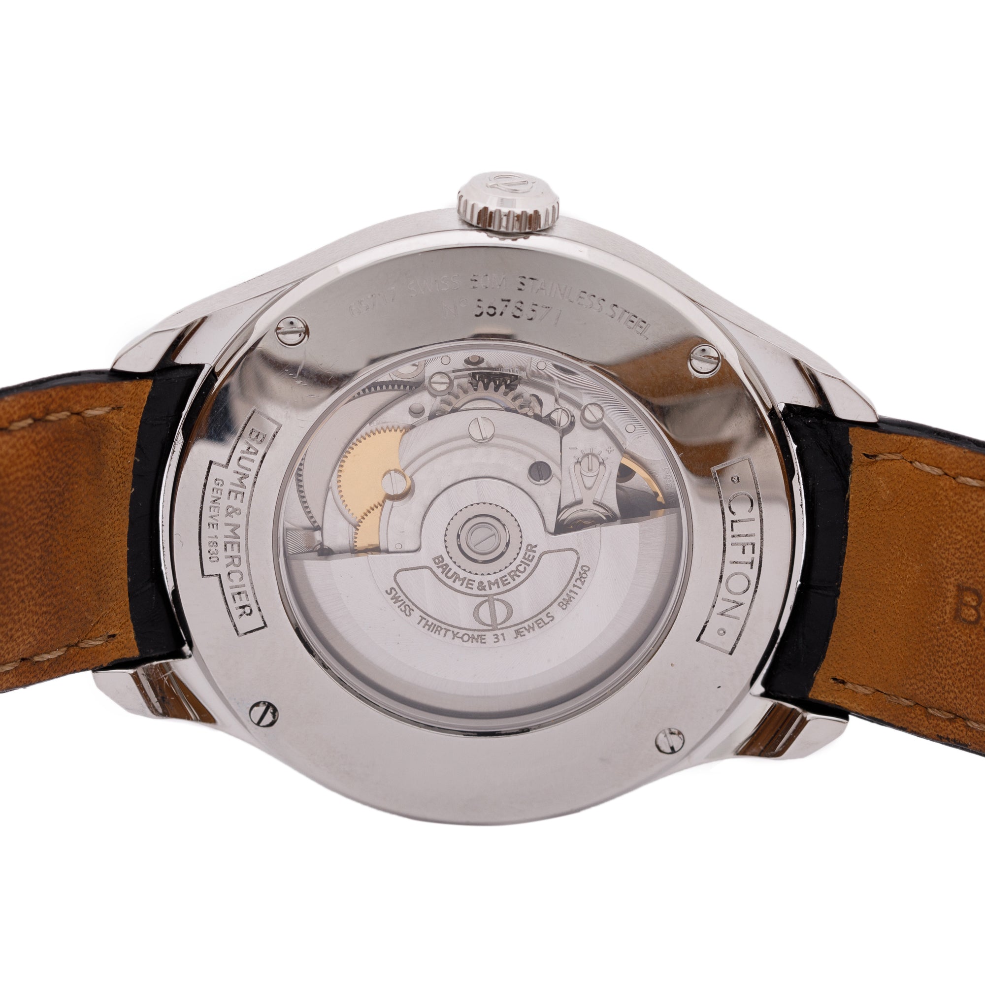 Baume & Mercier Clifton 41 MM Automatic Watch w/ Box & Papers