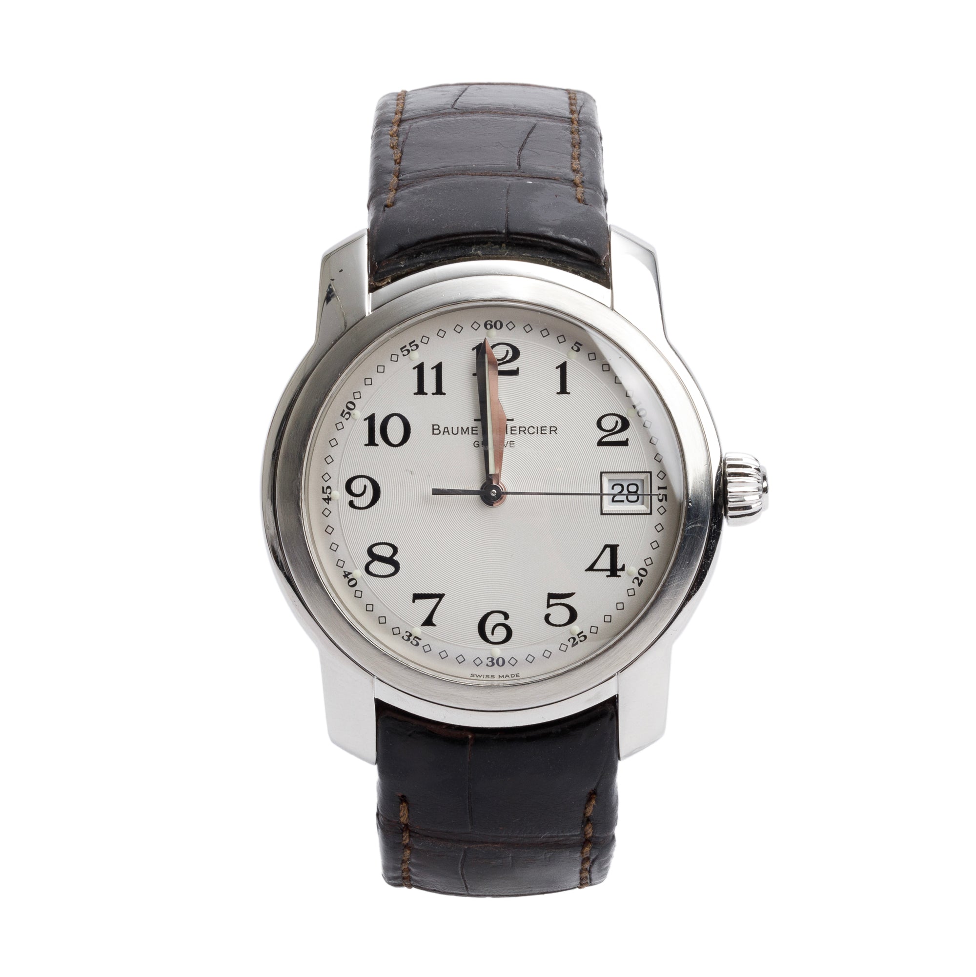 Baume & Mercier Stainless Steel Capeland 37 MM Quartz Watch