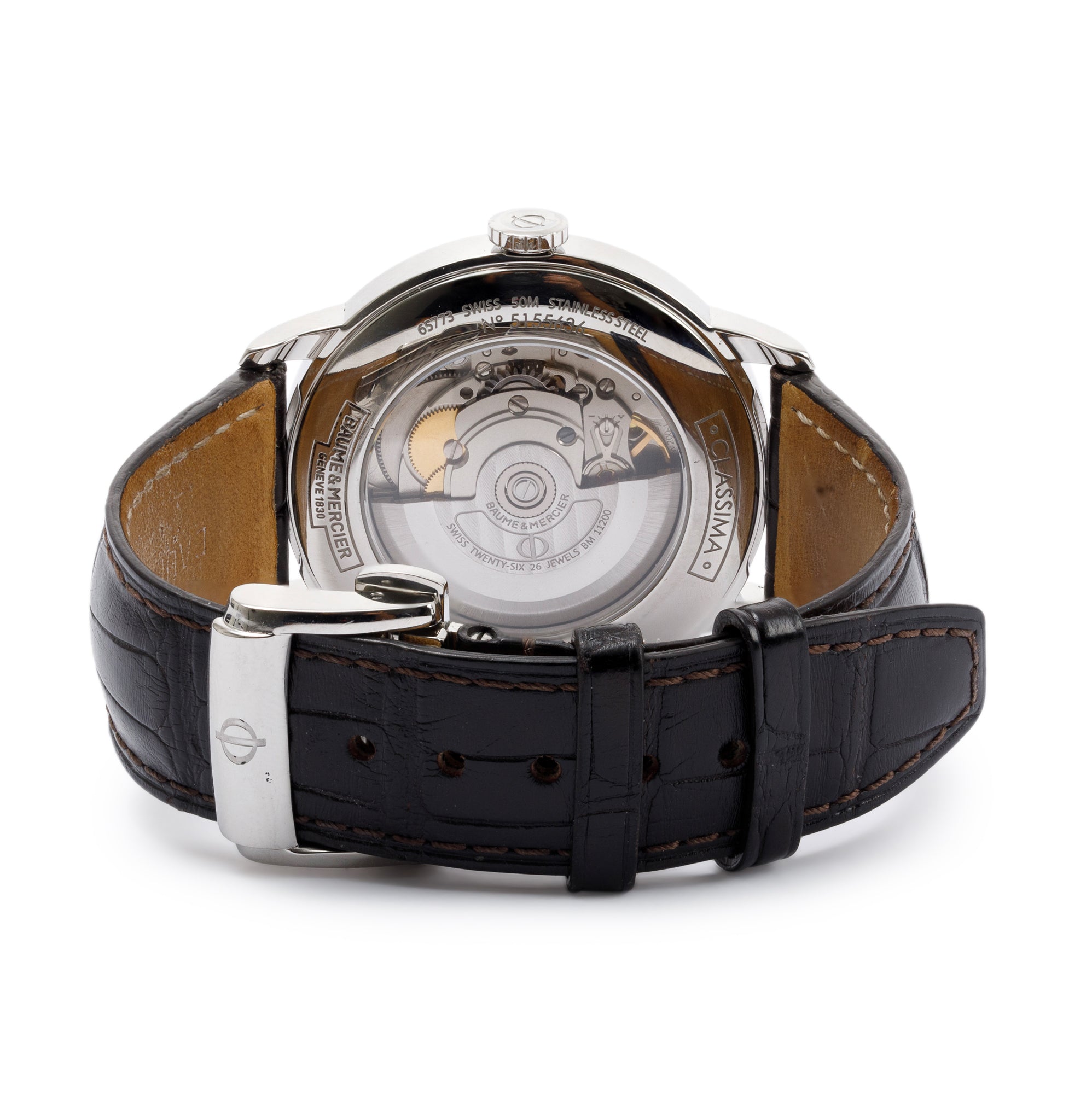 Baume & Mercier Stainless Steel Classima 40 MM Automatic Watch w/ Box & Papers