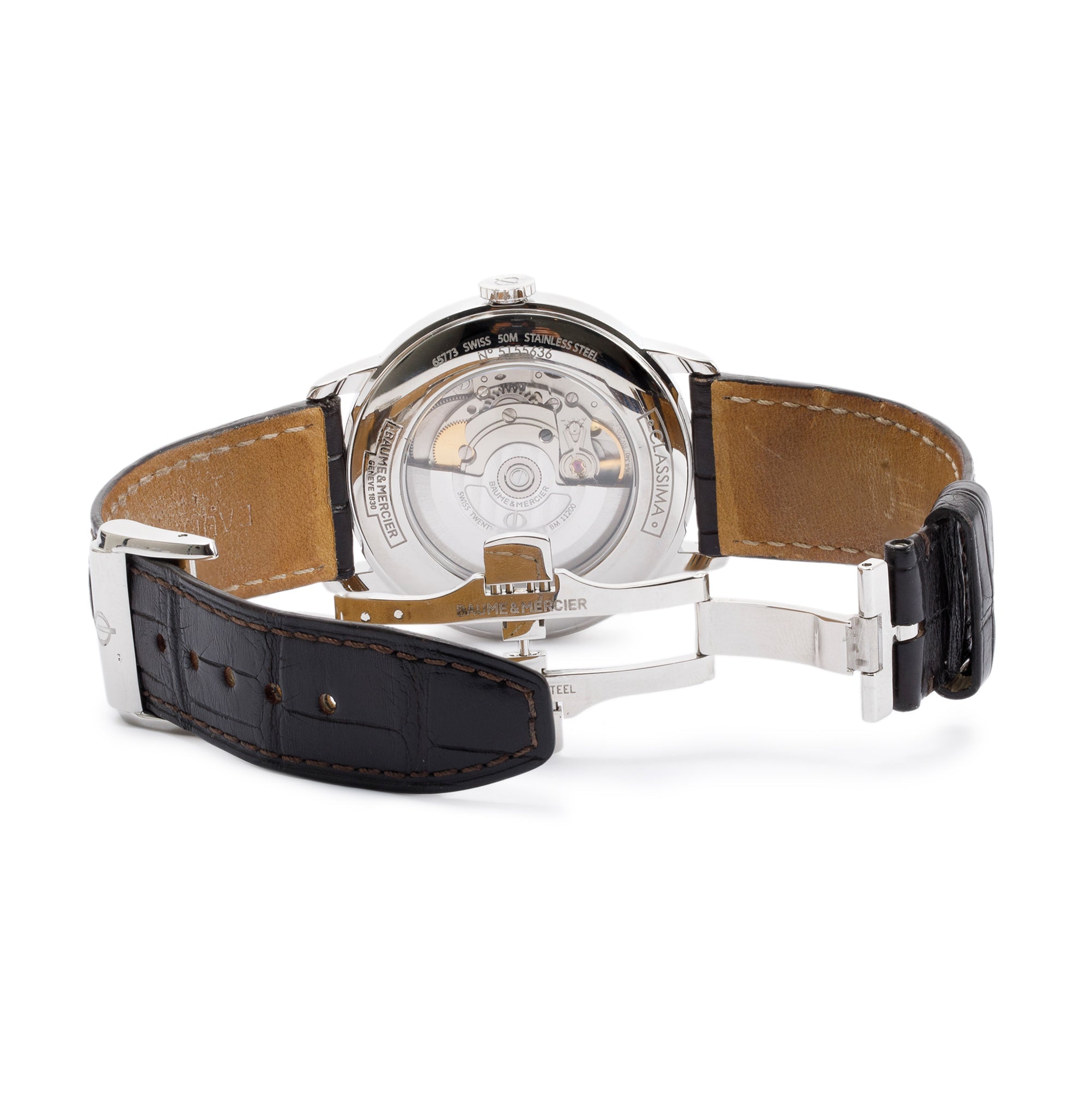 Baume & Mercier Stainless Steel Classima 40 MM Automatic Watch w/ Box & Papers