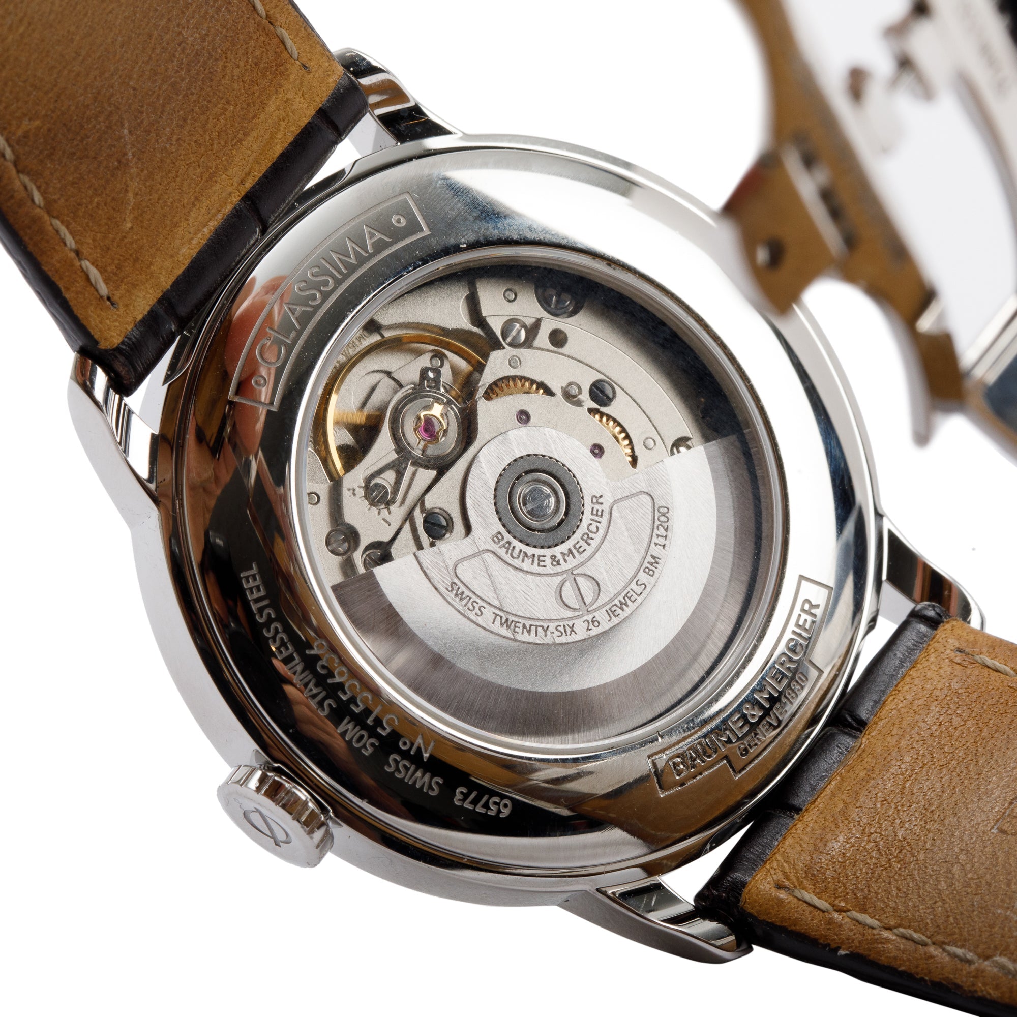 Baume & Mercier Stainless Steel Classima 40 MM Automatic Watch w/ Box & Papers