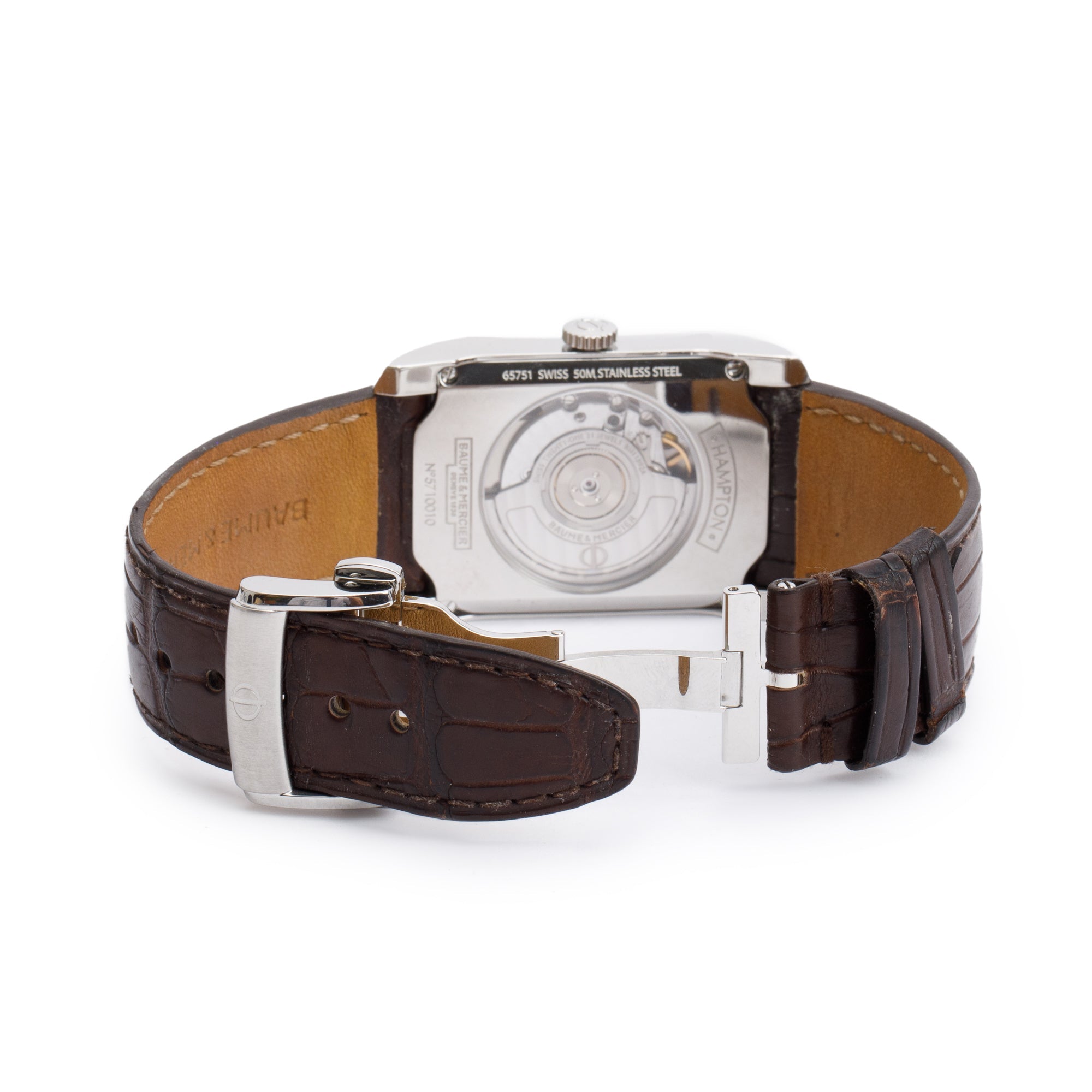 Baume & Mercier Stainless Steel Hampton Automatic Watch 65751