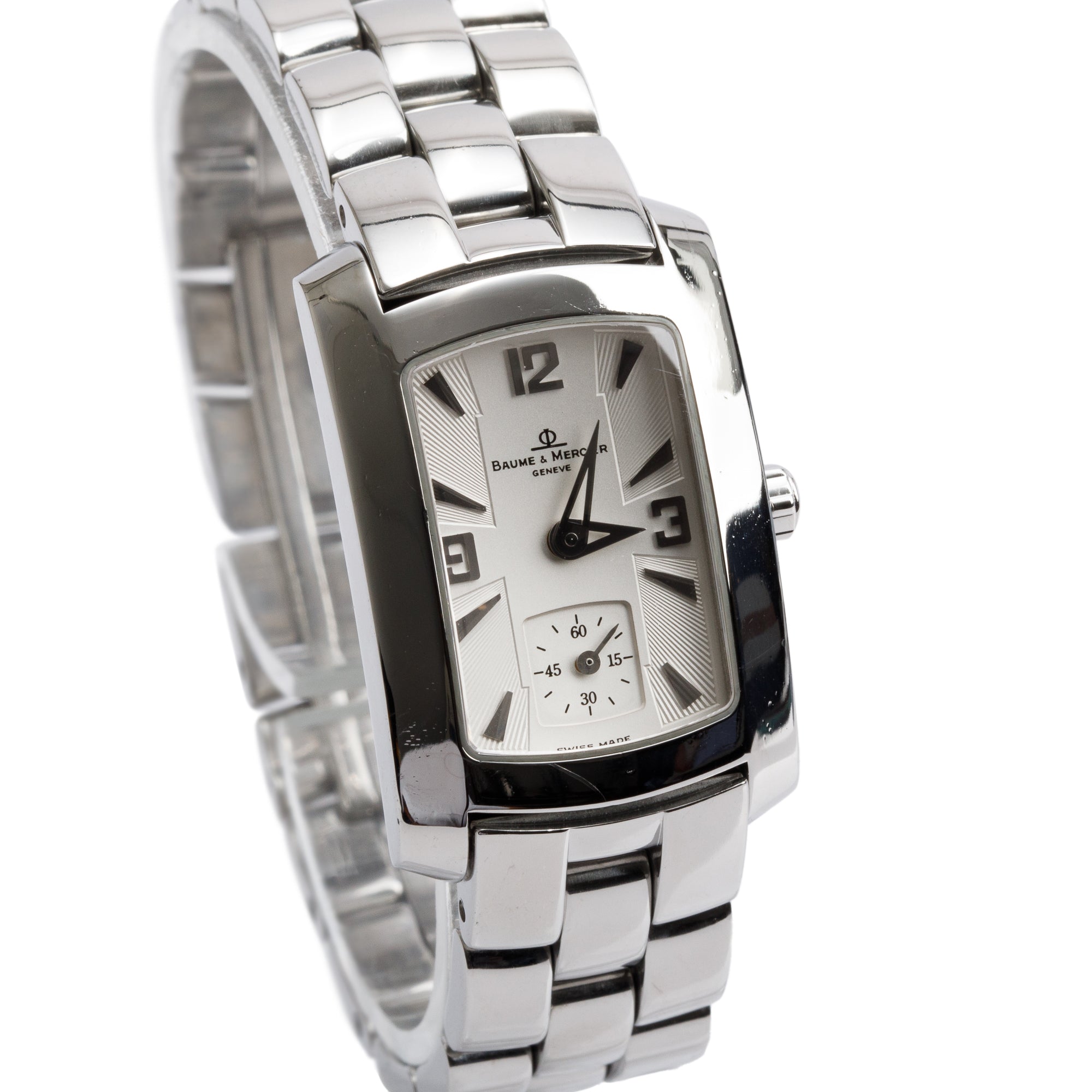 Baume & Mercier Stainless Steel Hampton Milleis Watch