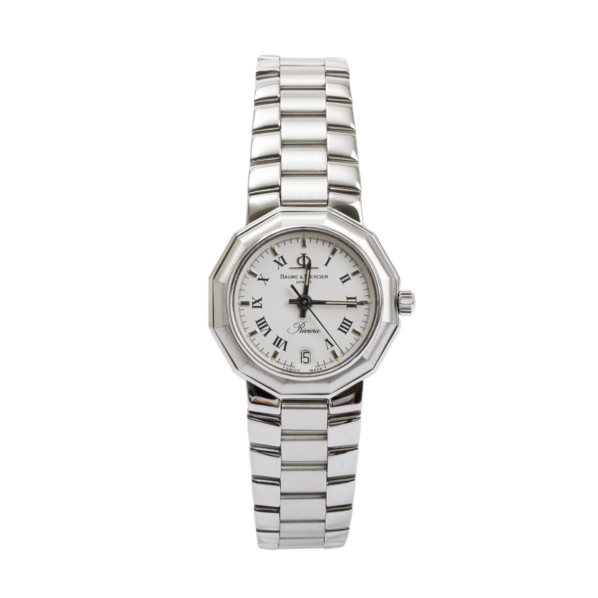 Baume & Mercier Stainless Steel Riviera 25 MM Watch w/ Box