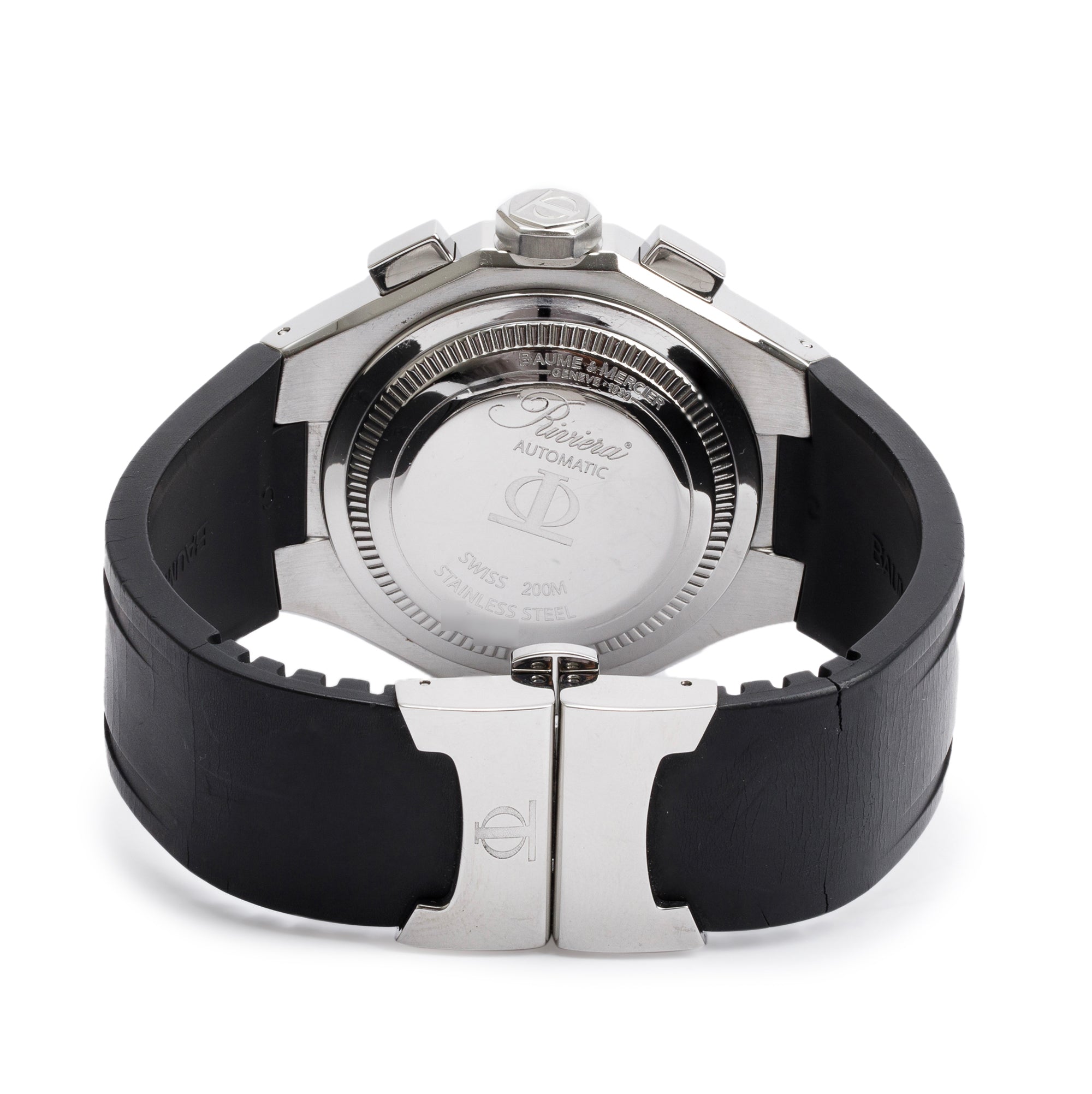 Baume & Mercier Stainless Steel Riviera 43 MM Chronograph Automatic Watch