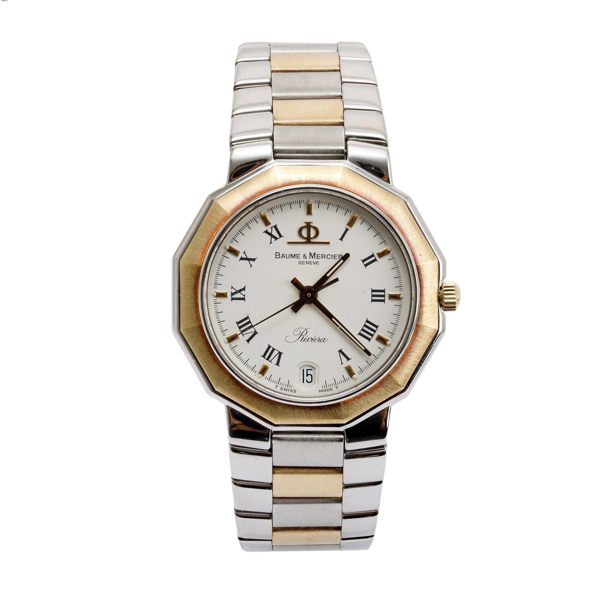 Baume & Mercier Two-Tone Riviera 31 MM Watch