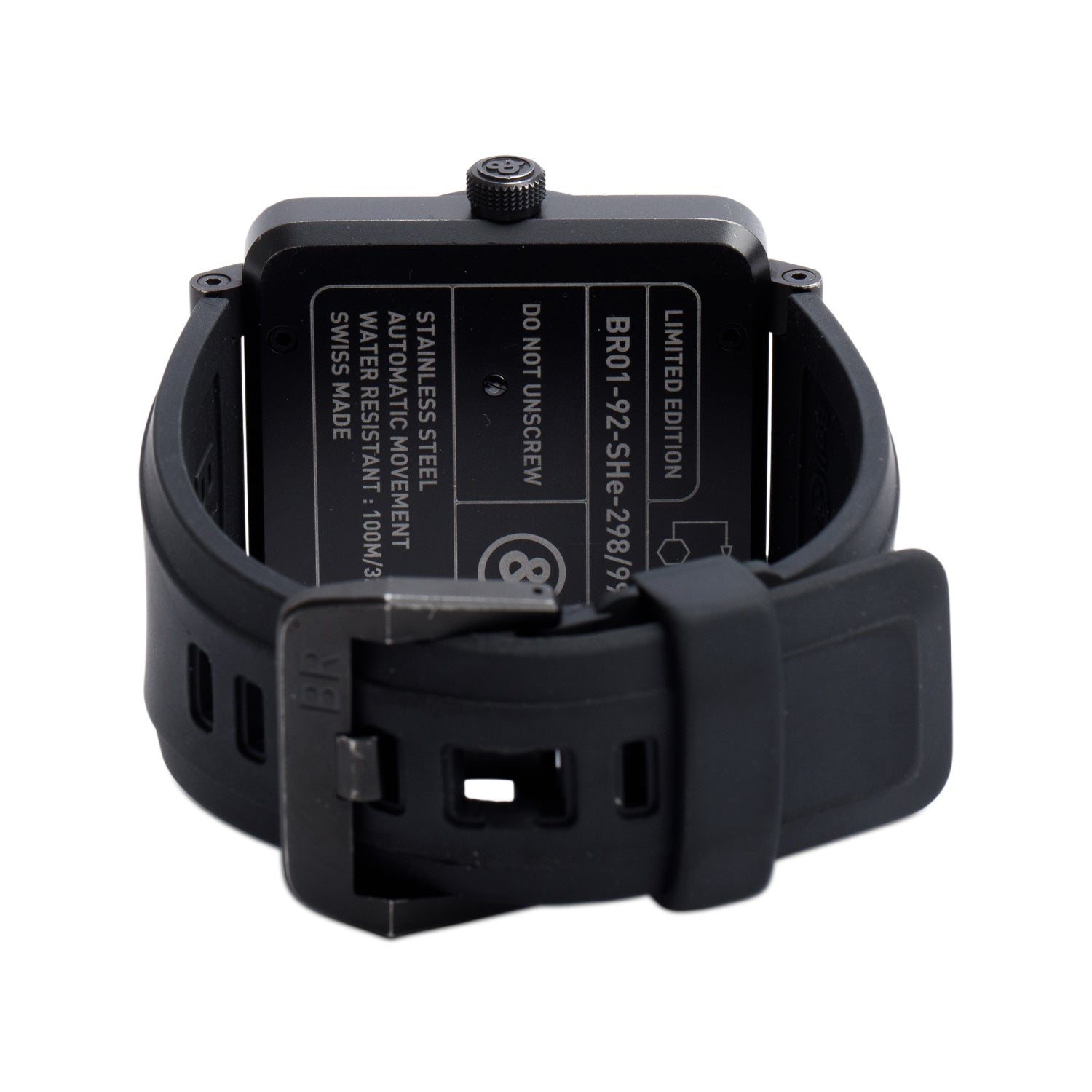 Bell & Ross Black PVD Stainless Steel Aviation Heading Indicator Limited Edition 46 MM Automatic Watch BR01-92