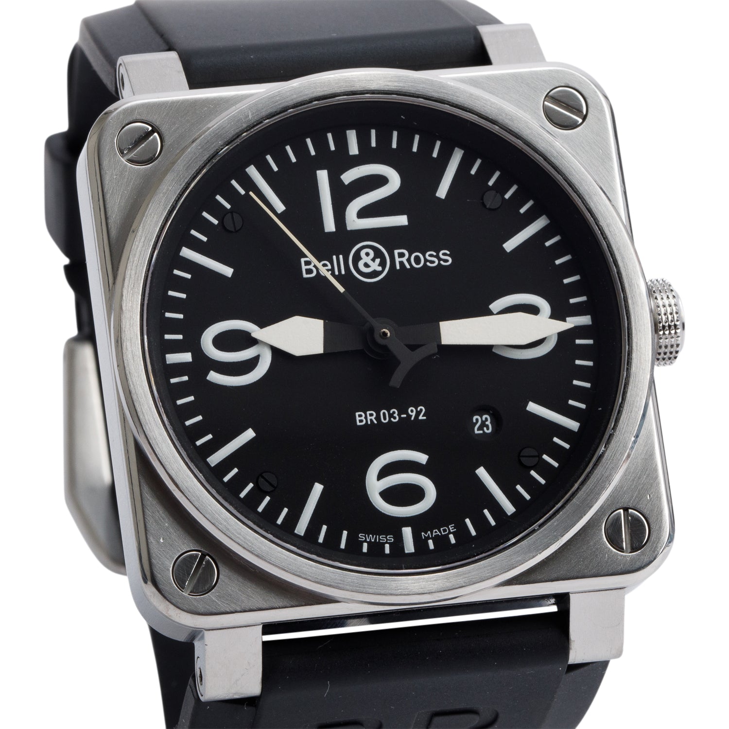 Bell & Ross Stainless Steel Aviation 42 MM Automatic Watch BR03-92