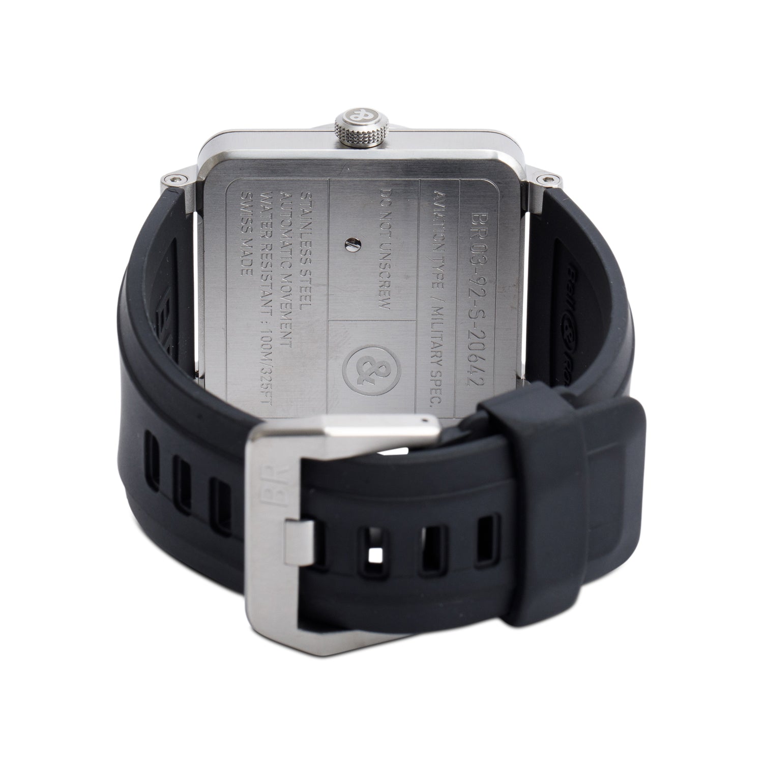 Bell & Ross Stainless Steel Aviation 42 MM Automatic Watch BR03-92