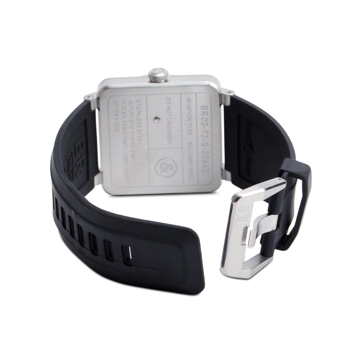 Bell & Ross Stainless Steel Aviation 42 MM Automatic Watch BR03-92