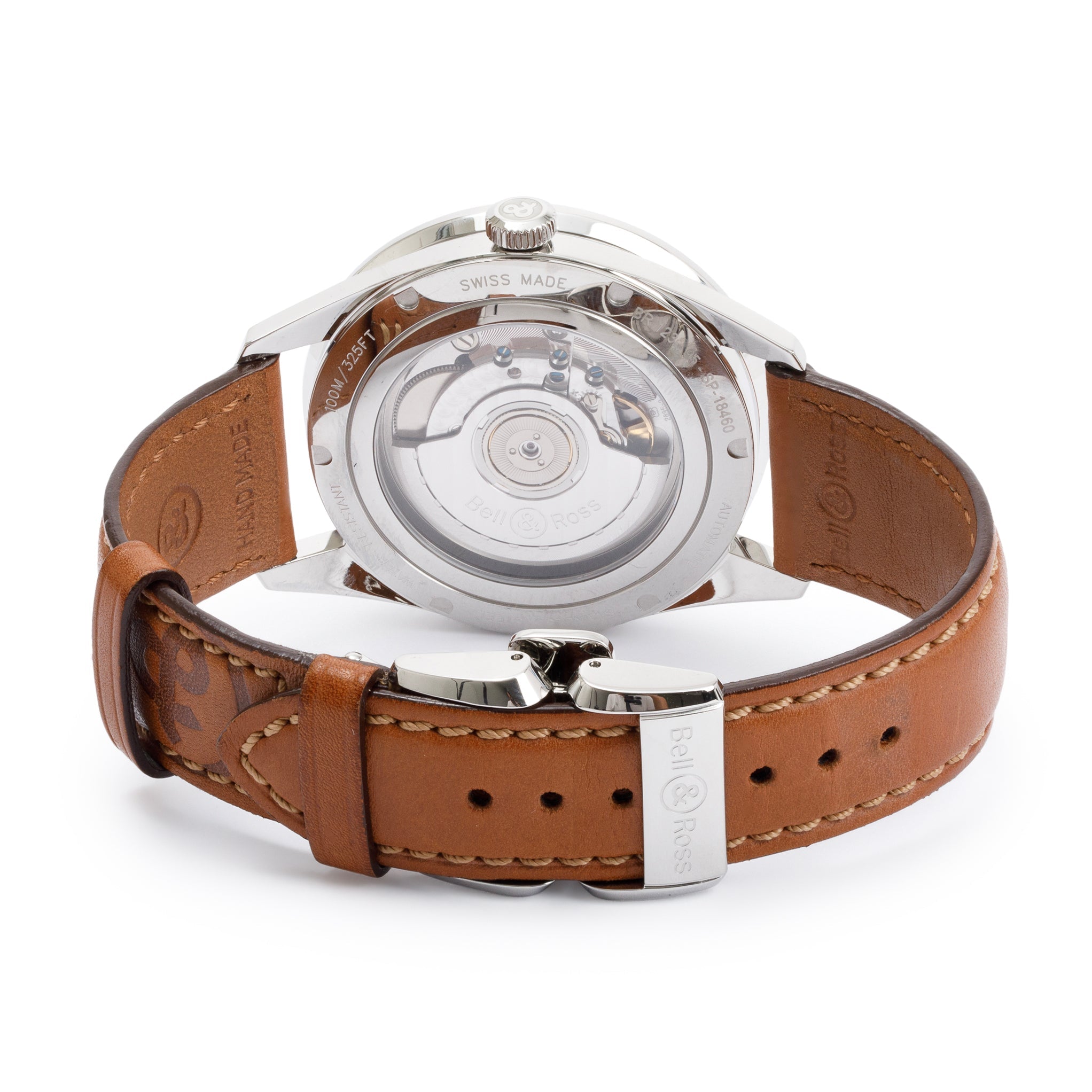 Bell & Ross Stainless Steel BR 123 Vintage 43 MM Auotmatic Watch w/ Box & Papers