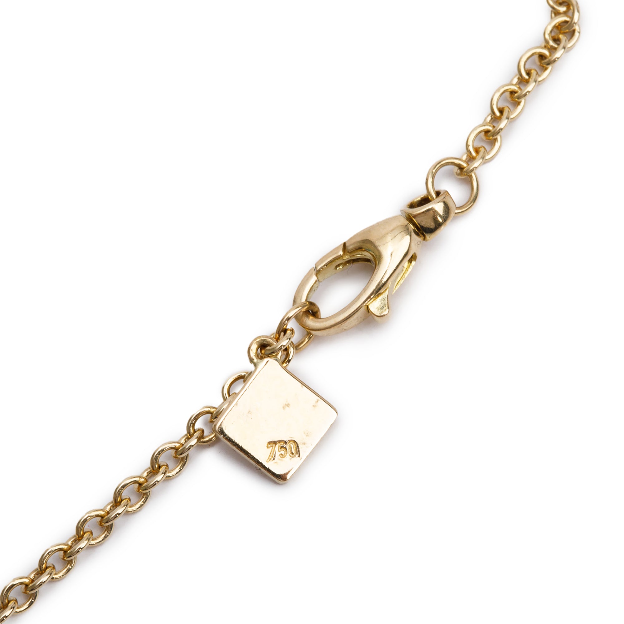 Birks 18k Yellow Gold Bee Chic Long Station Necklace w/ Box