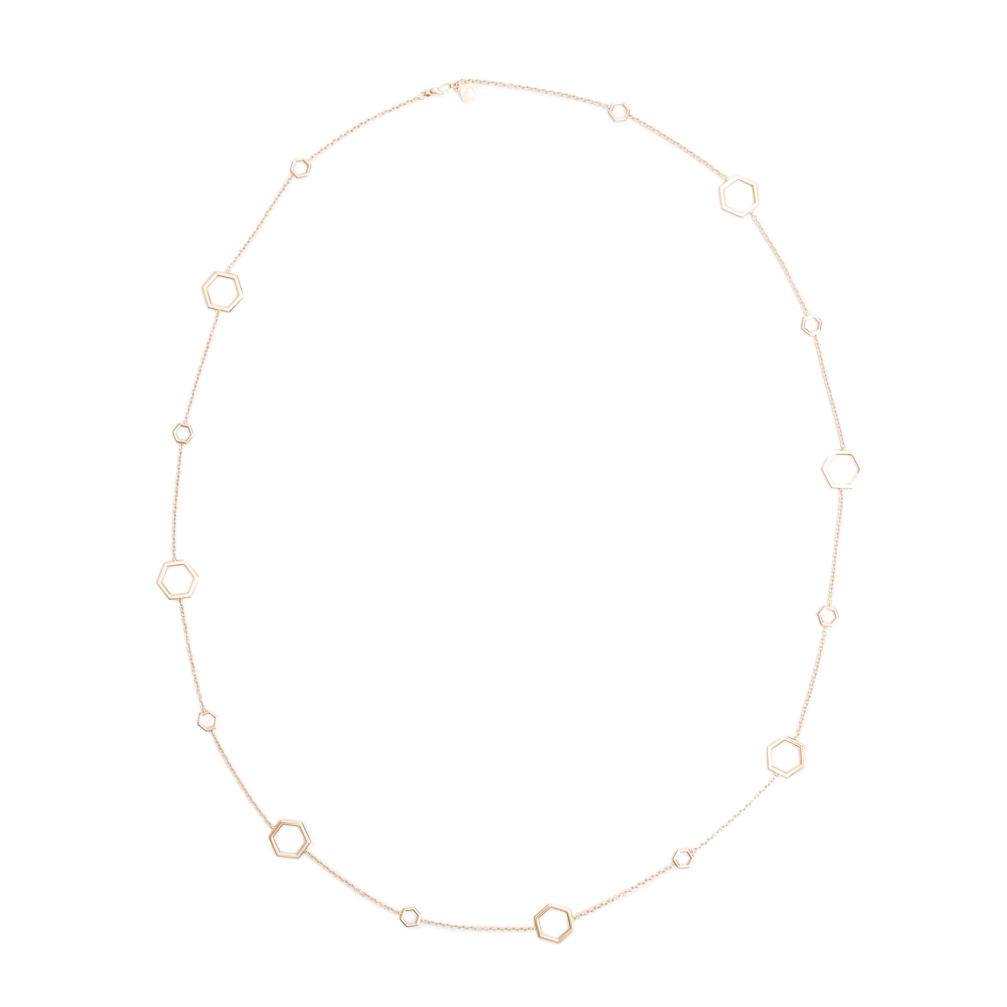 Birks 18k Yellow Gold Bee Chic Long Station Necklace w/ Box